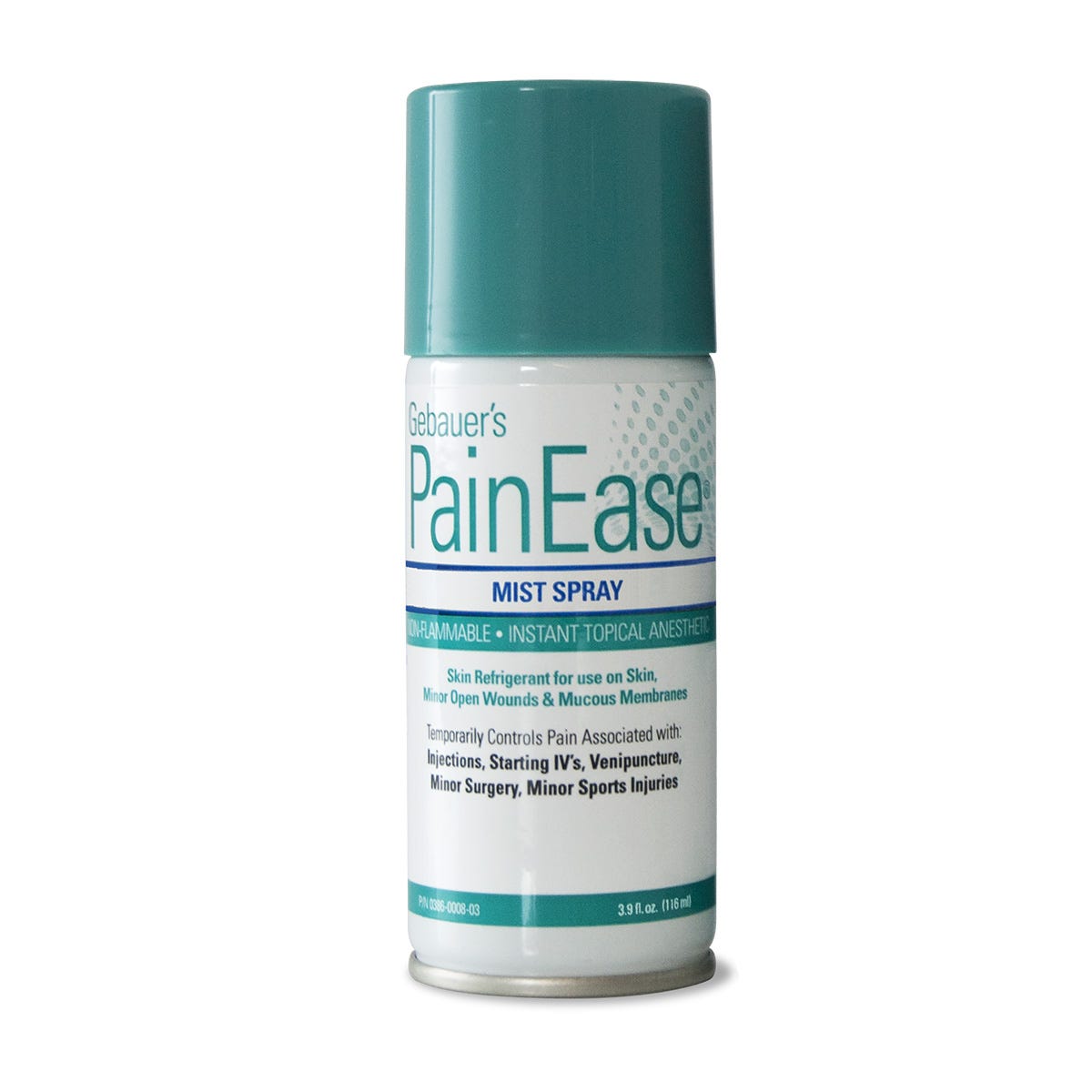 Gebauer's Pain Ease® Topical Anesthetic, Mist Spray, 3.9 oz Can