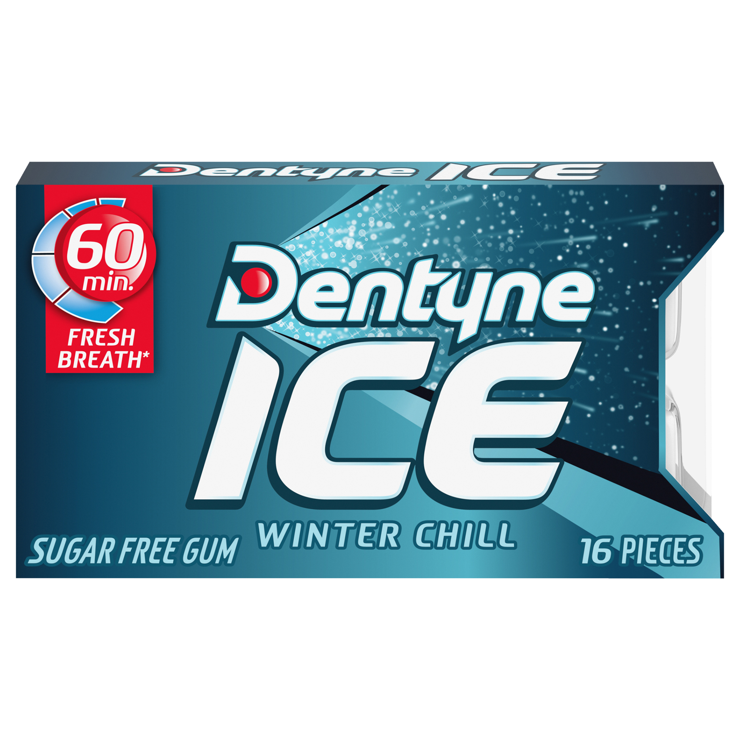 Dentyne Ice Winter Chill Sugar Free Gum, 162 Packs of 16 Pieces (2,592 Total Pieces)