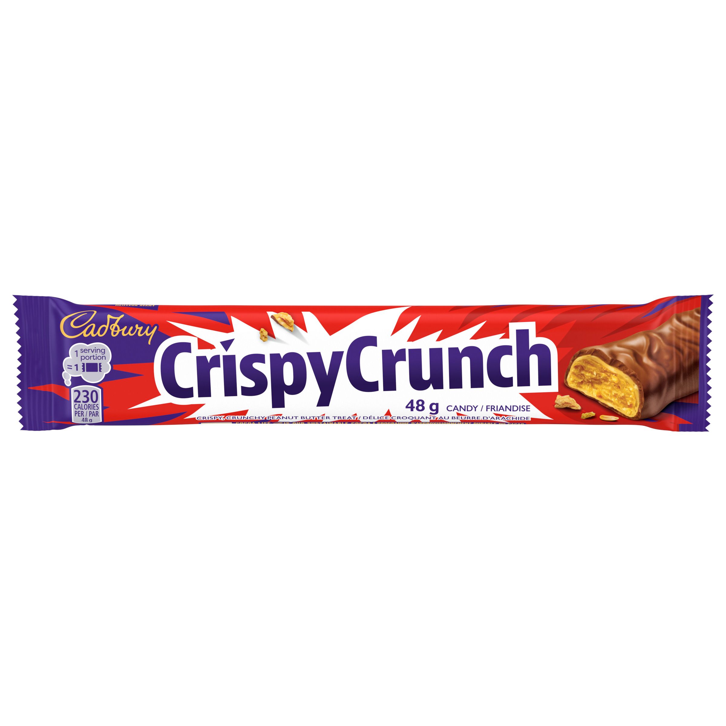 Cadbury Crispy Crunch 48G Singles Chocolate Bar-thumbnail-1