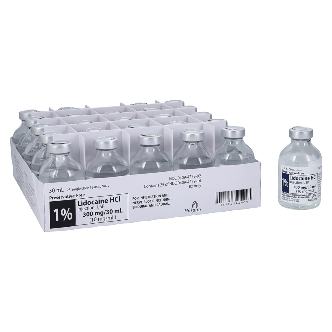 Lidocaine HCl 1% (10mg/ml), 30ml Single Dose Vial  