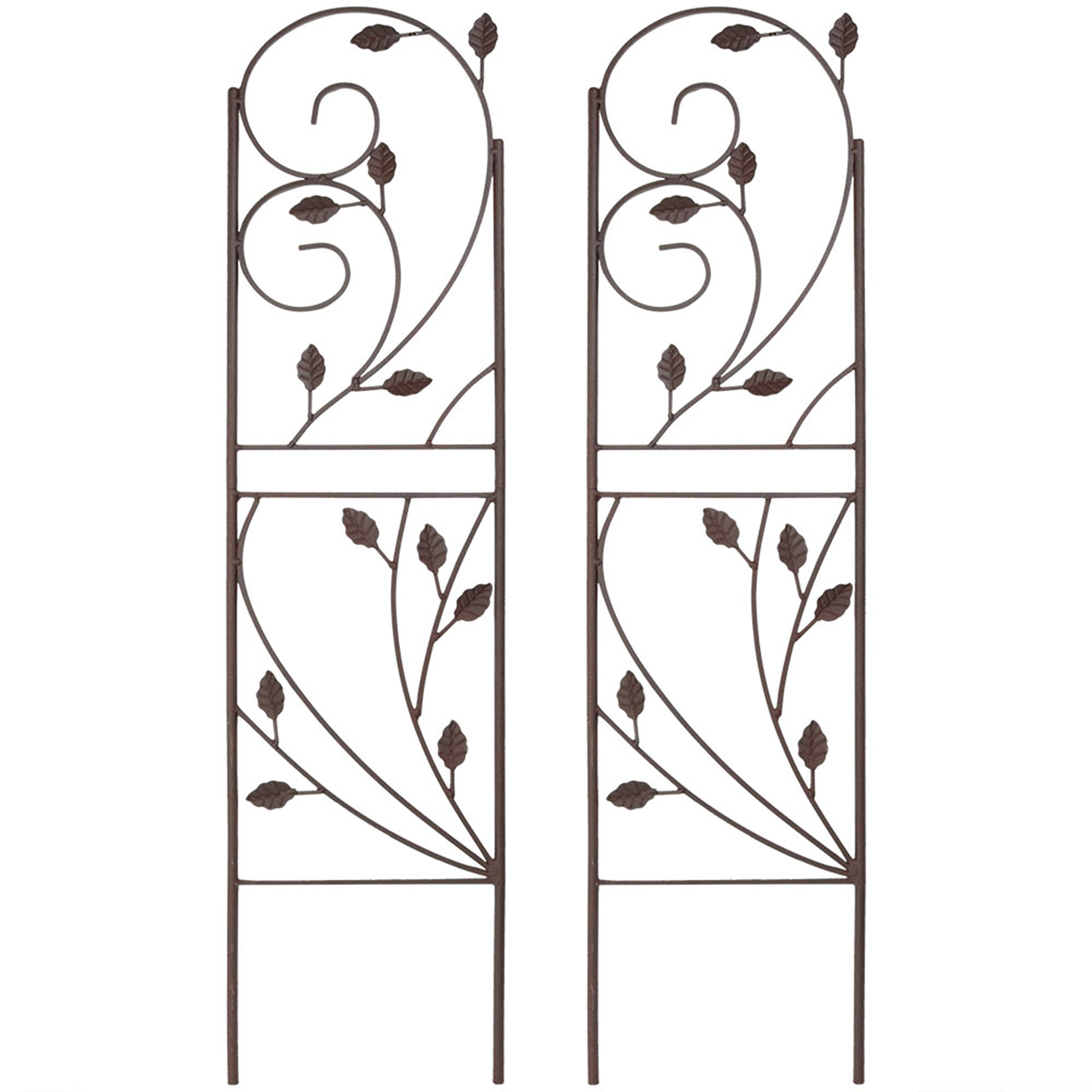 Sunnydaze Trellis for Growing Plants and Vegetables - Set of 2