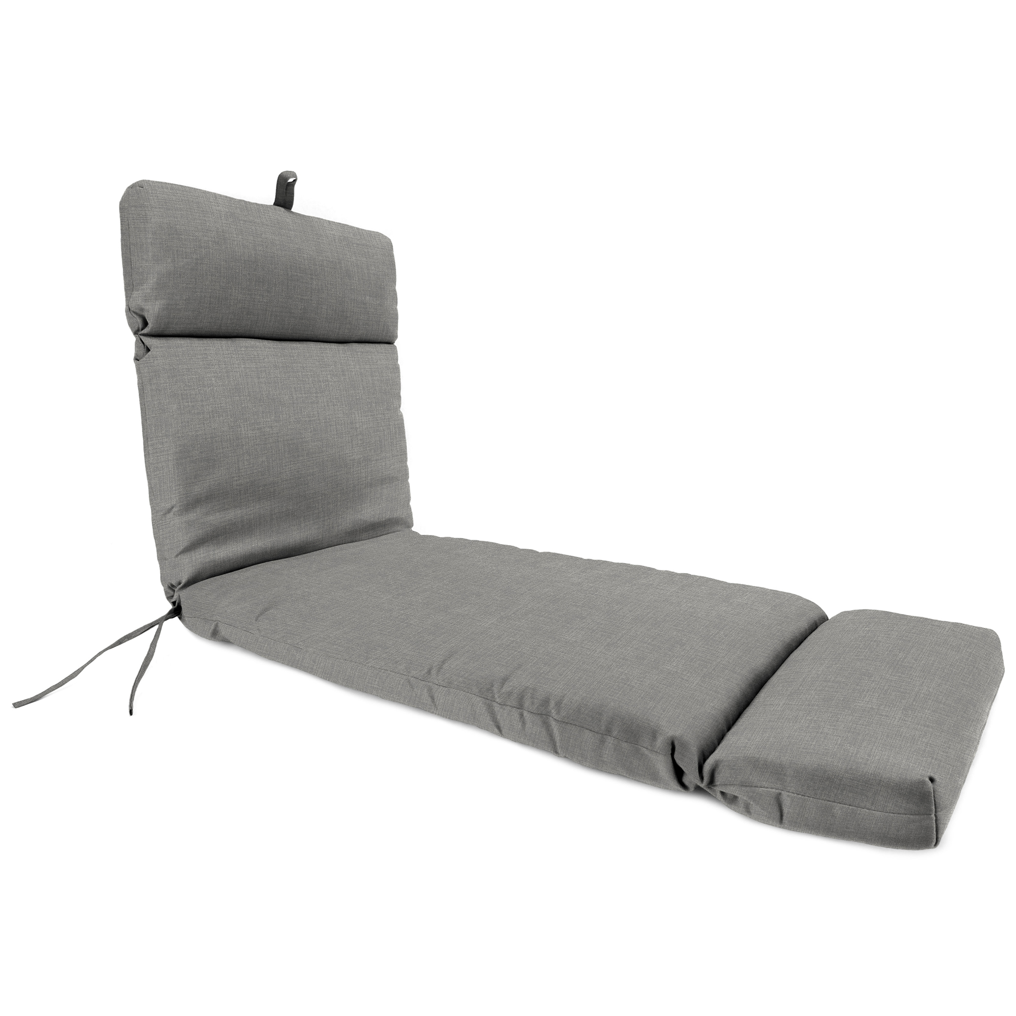 New Outdoor Patio Chaise Lounge Chair Cushion with Ties 72" x 22", UV Treated - Picture 12 of 13