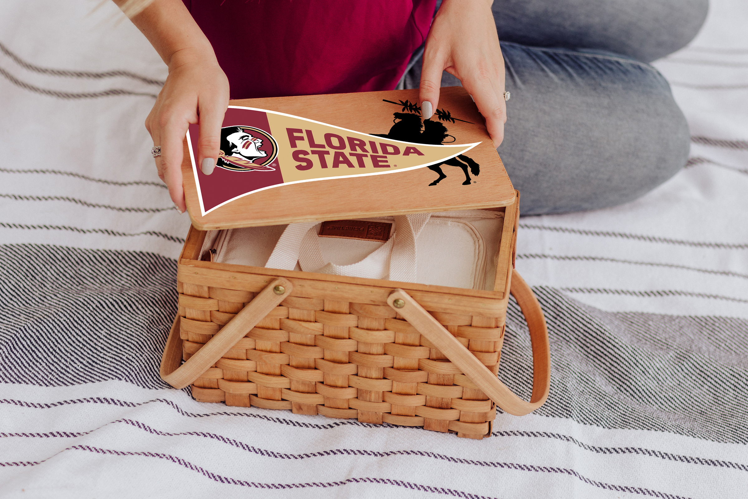 Florida State Seminoles - Poppy Personal Picnic Basket