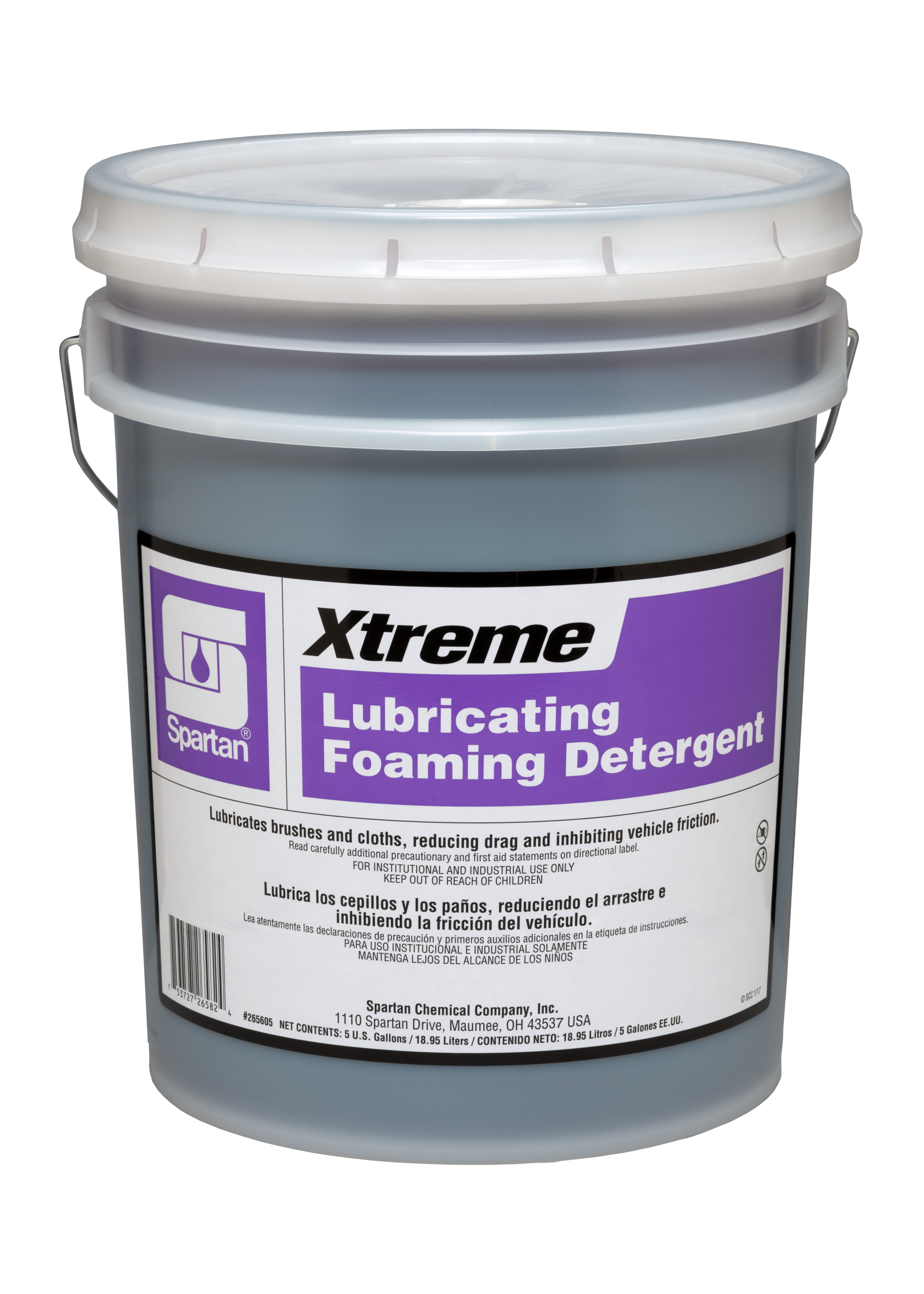 Spartan Chemical Company Xtreme Lubricating Foaming Detergent, 5 GAL PAIL
