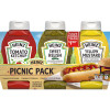 Heinz Heinz Variety Pack Ketchup Sweet Relish Yellow Mustard 3
