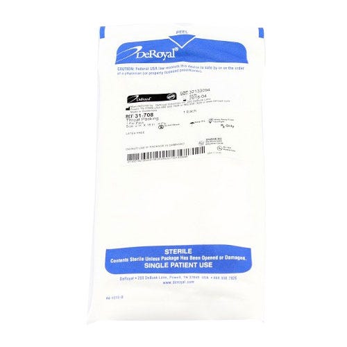 Throat Packing Strips w/Radiopaque Strip, Sterile, 2" x 18" - 50/Case