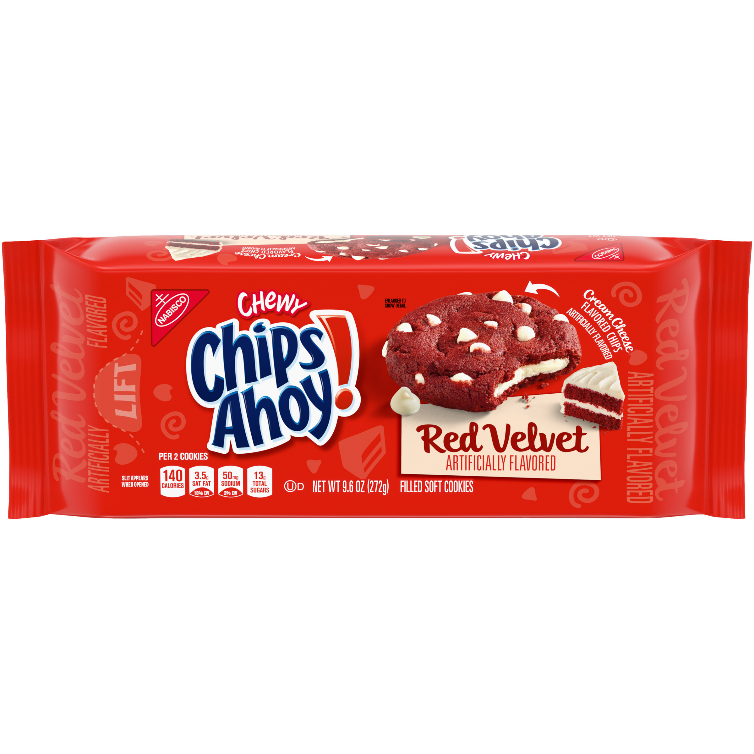 CHIPS AHOY! Chewy Red Velvet Cookies, 9.6 oz