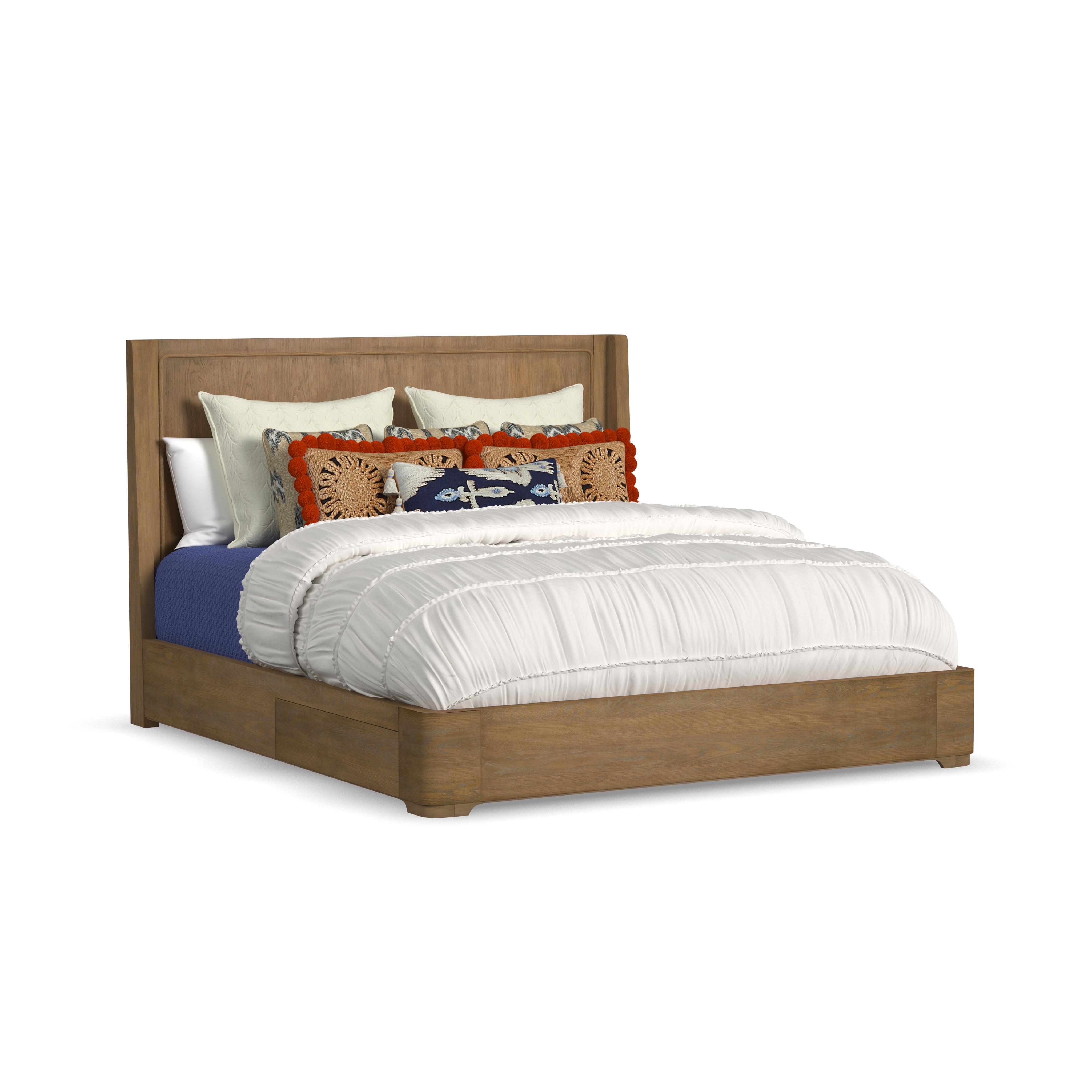 Flexsteel Normandy King Panel Storage Bed