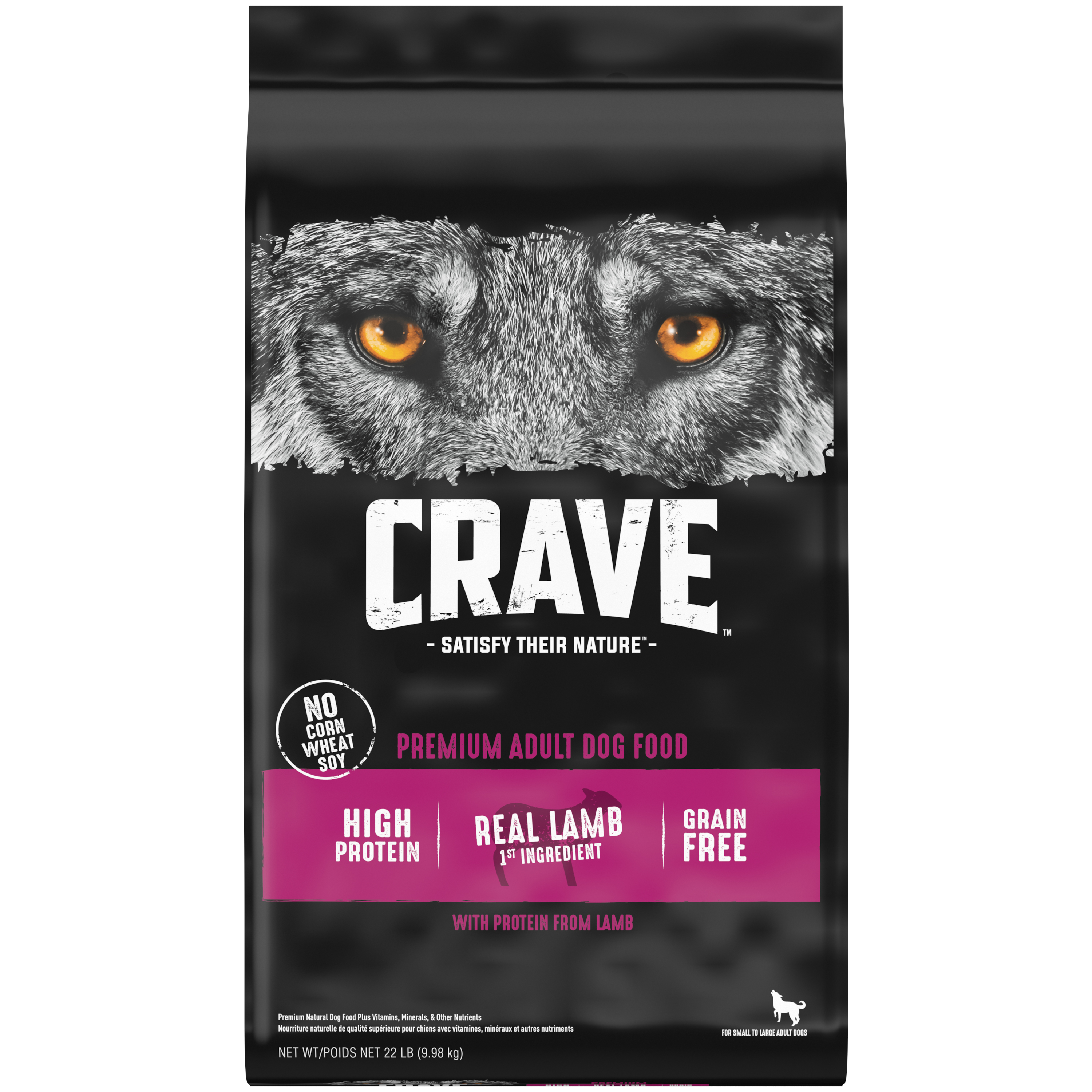 22 Lb Crave Dog Lamb & Venison - Health/First Aid