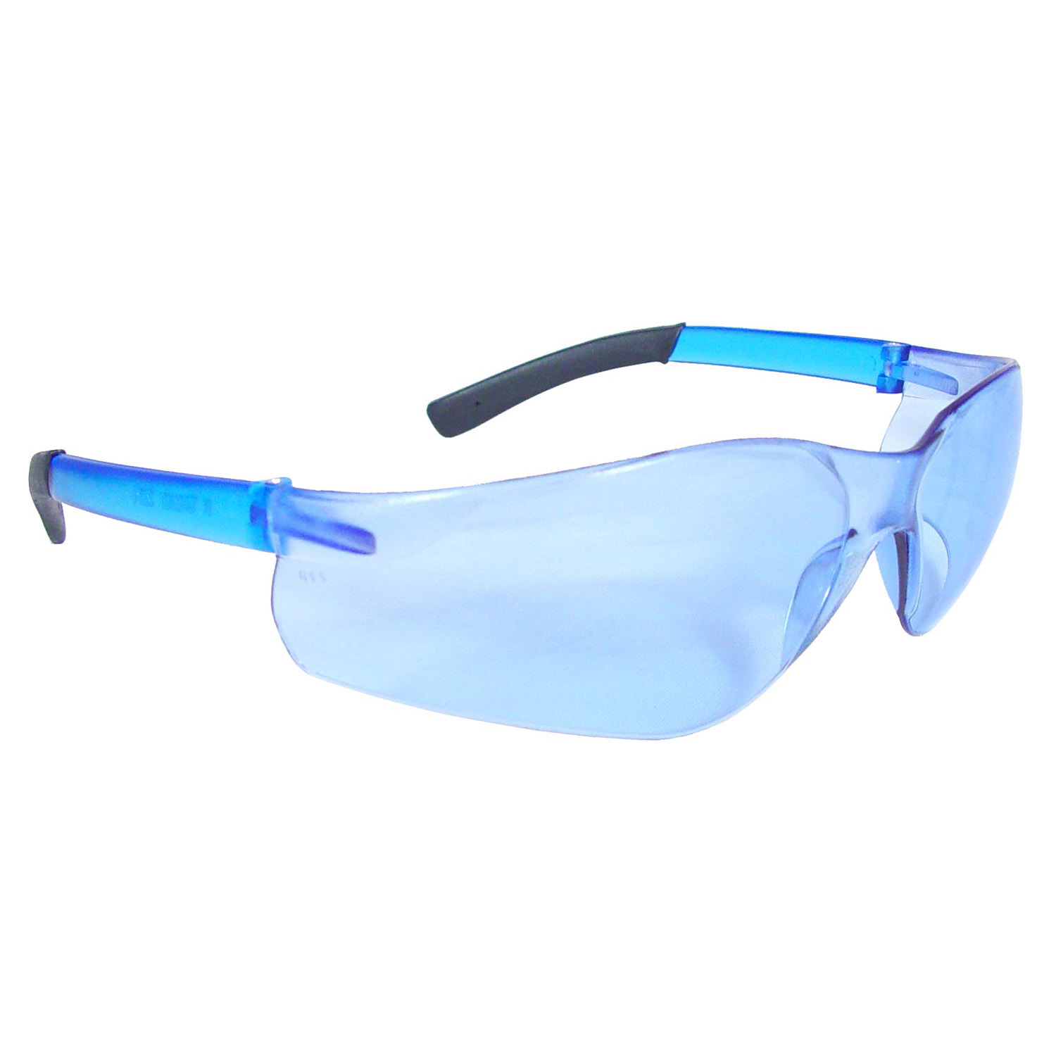 Rad-Atac Safety Eyewear - Light Blue Frame - Light Blue Anti-Fog Lens
