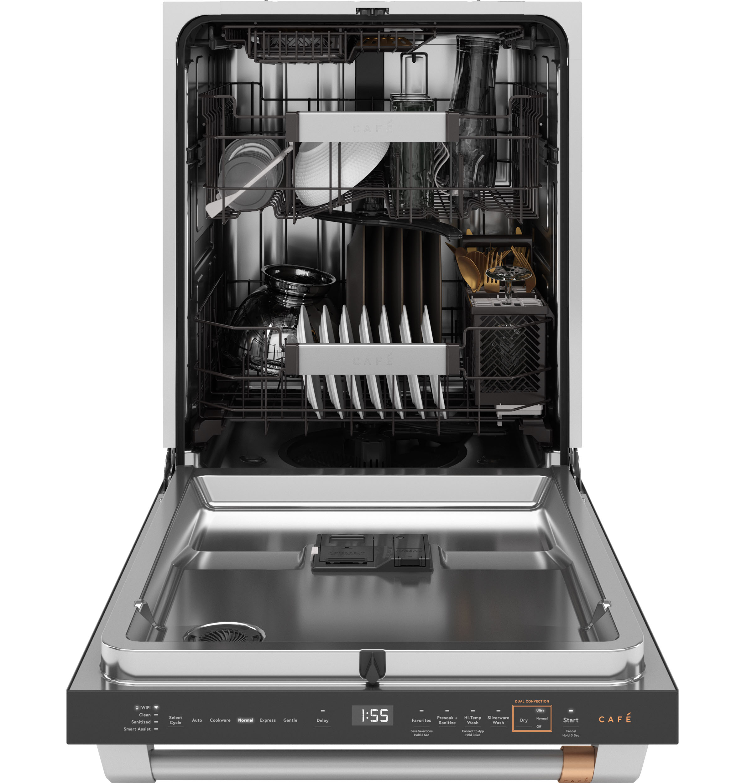 Cafe™ 24" Fingerprint Resistant Stainless Steel Top Control Built In Dishwasher view 4