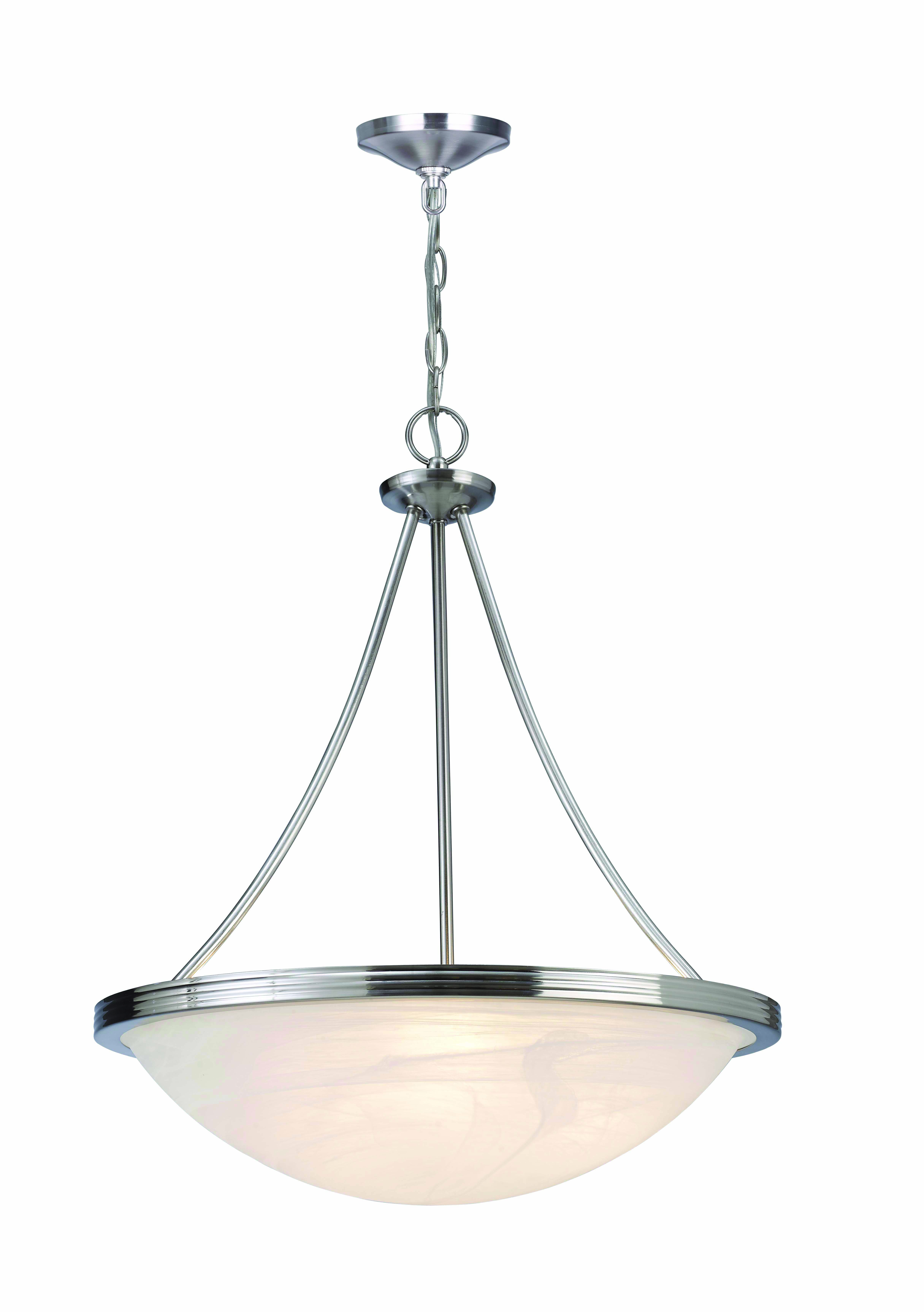 ALABASTER 3LT CHANDELIER 100W