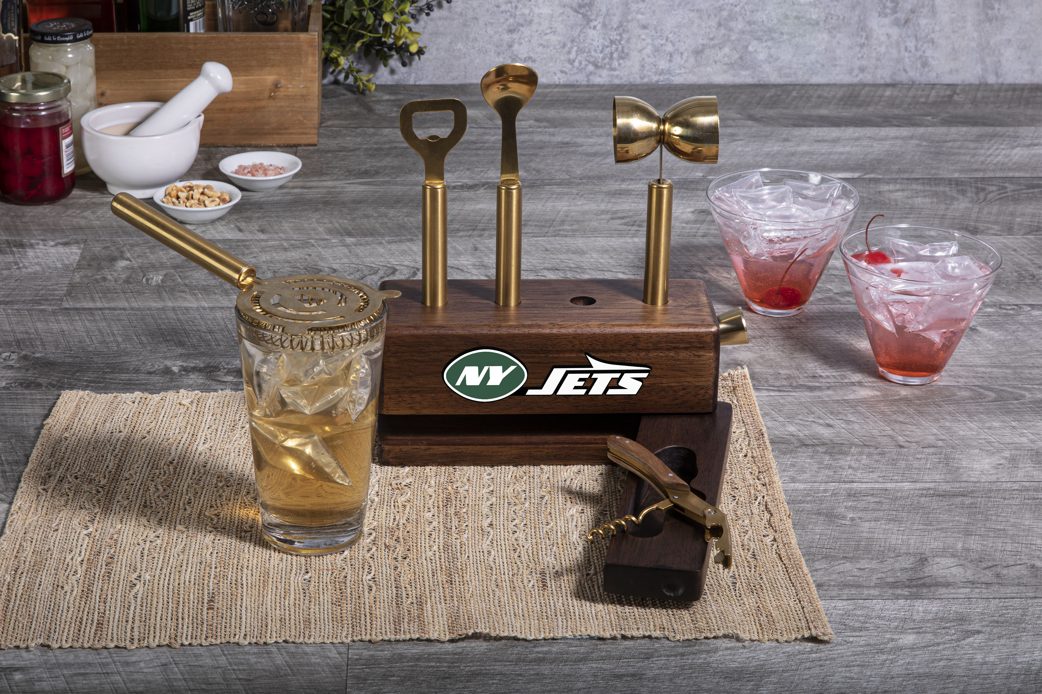 New York Jets - Sidecar 5-Piece Bar Tool Set