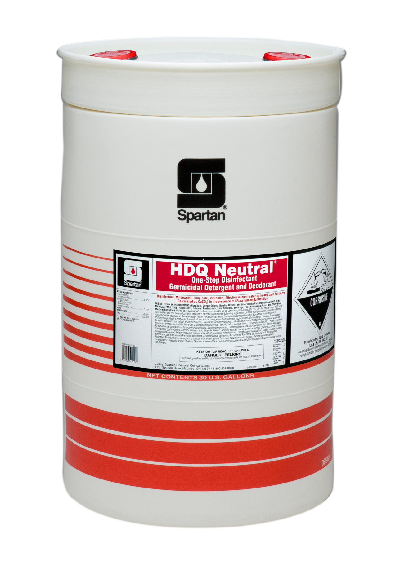 Spartan Chemical Company HDQ Neutral, 30 GAL DRUM