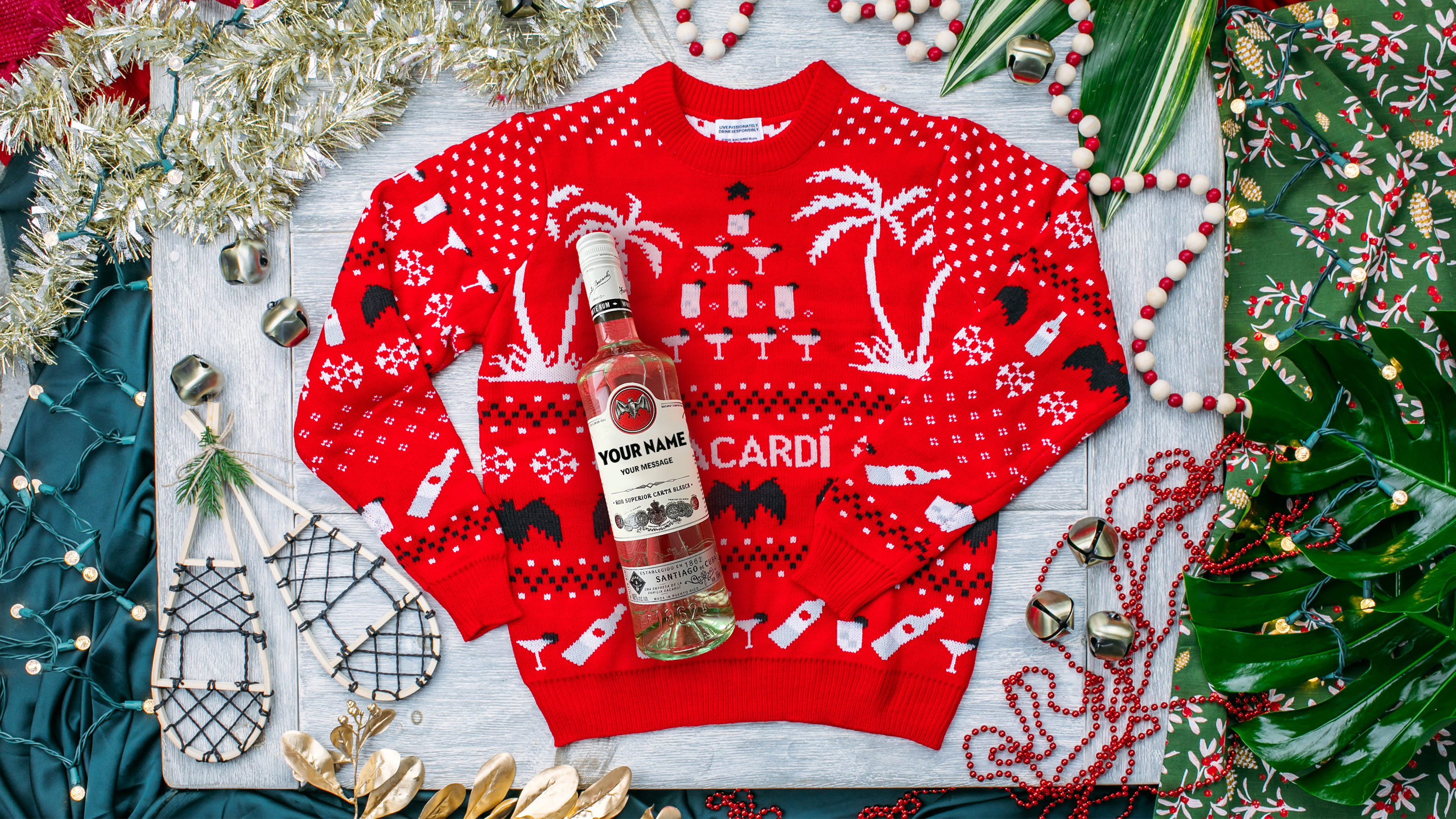 BACARDÍ SUPERIOR HOLIDAY SWEATER KIT
