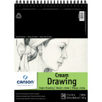 Canson Artist Series Drawing Pad Cream Tone Top Wire Binding 24 Sheet 11x14 inch