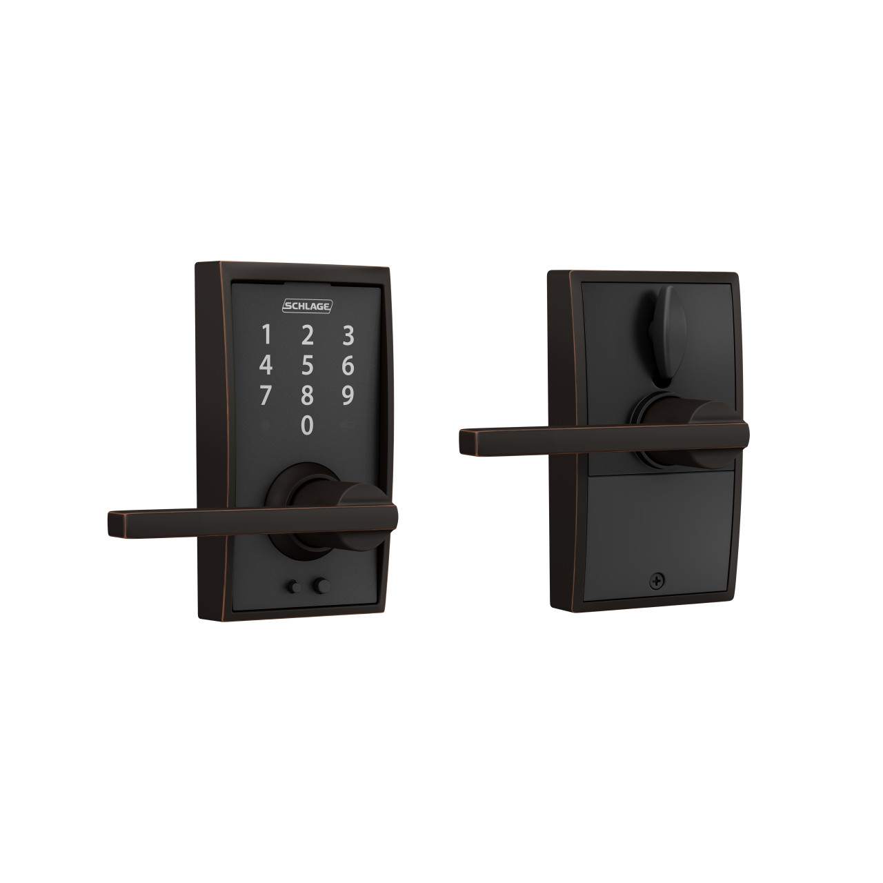 Schlage Touch™ Keyless Touchscreen Lever with Latitude Lever