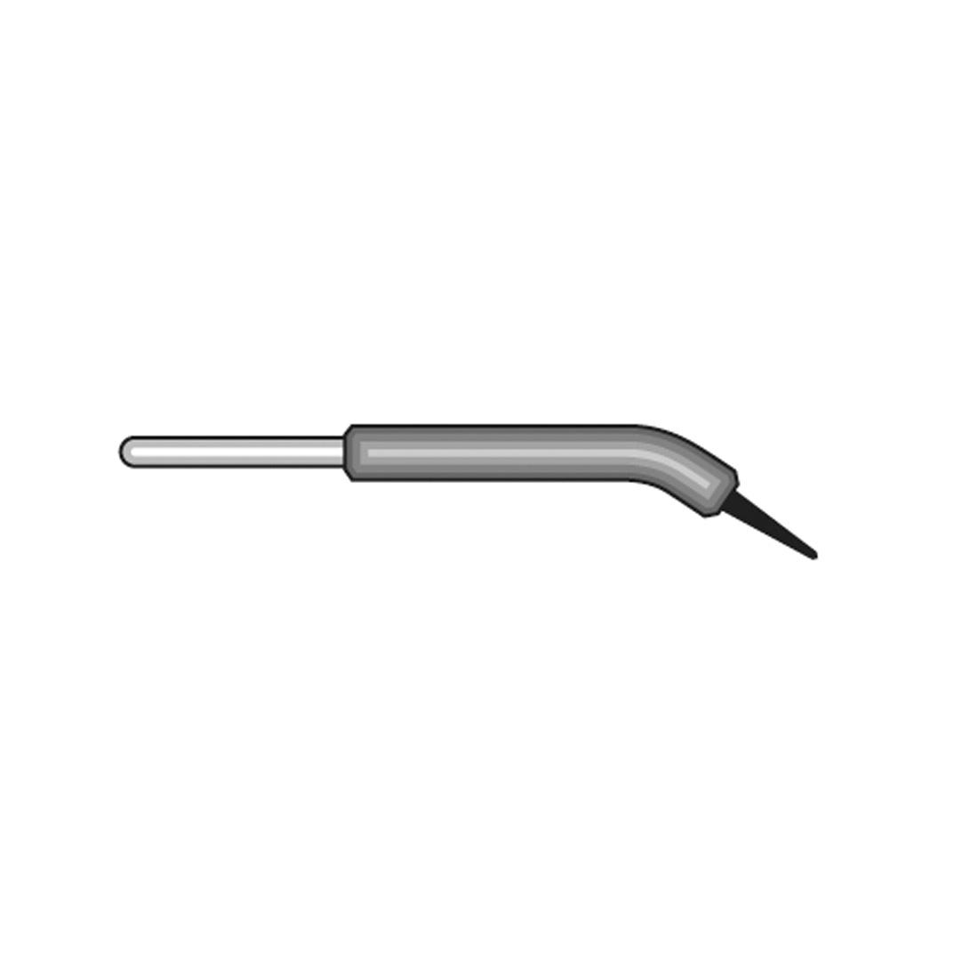 Electrode Needle Curved Short