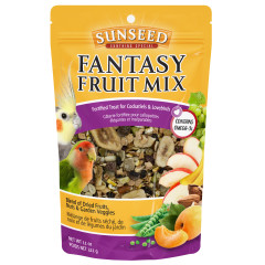 Image of Sunseed Fantasy Fruit Treat for Cockatiels & Lovebirds, 11 oz