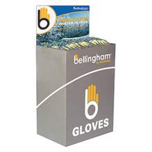 Bellingham BINC4003HV2 Winter Thermal Gloves Cardboard Half Bin, 72 Pairs