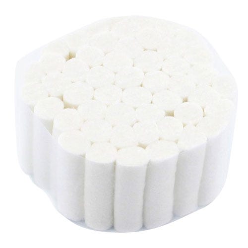 Advantage Plus® Cotton Rolls, 1.5" x .375", Non-Sterile, White - 2000/Box
