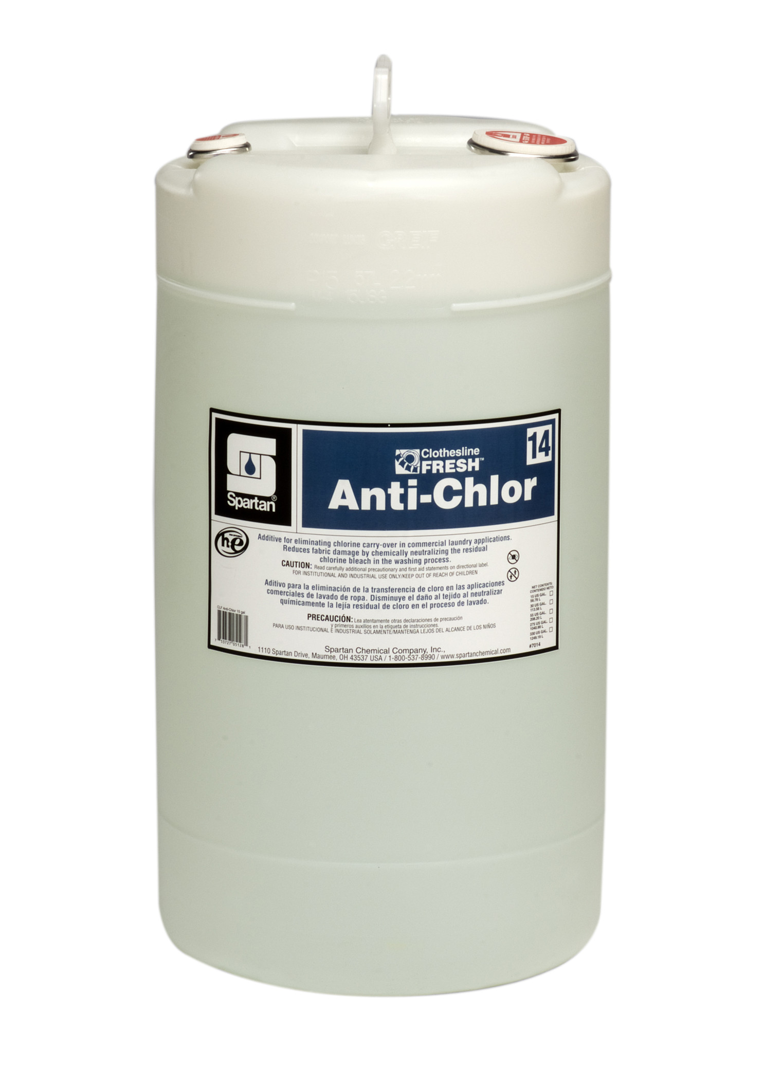 Spartan Chemical Company Clothesline Fresh Anti-Chlor 14, 15 GAL DRUM