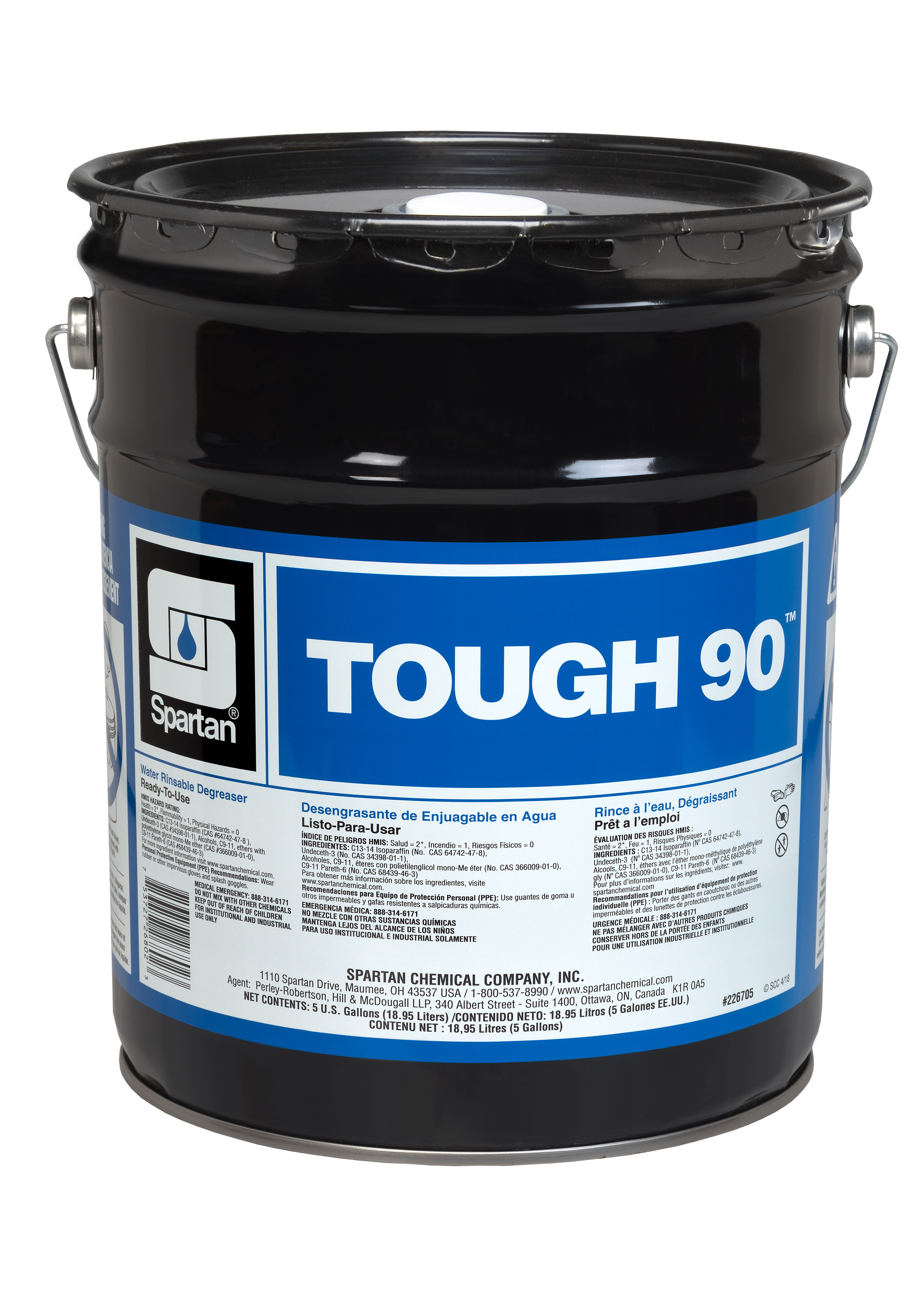 Spartan Chemical Company Tough 90, 5 GAL STEEL LINED
