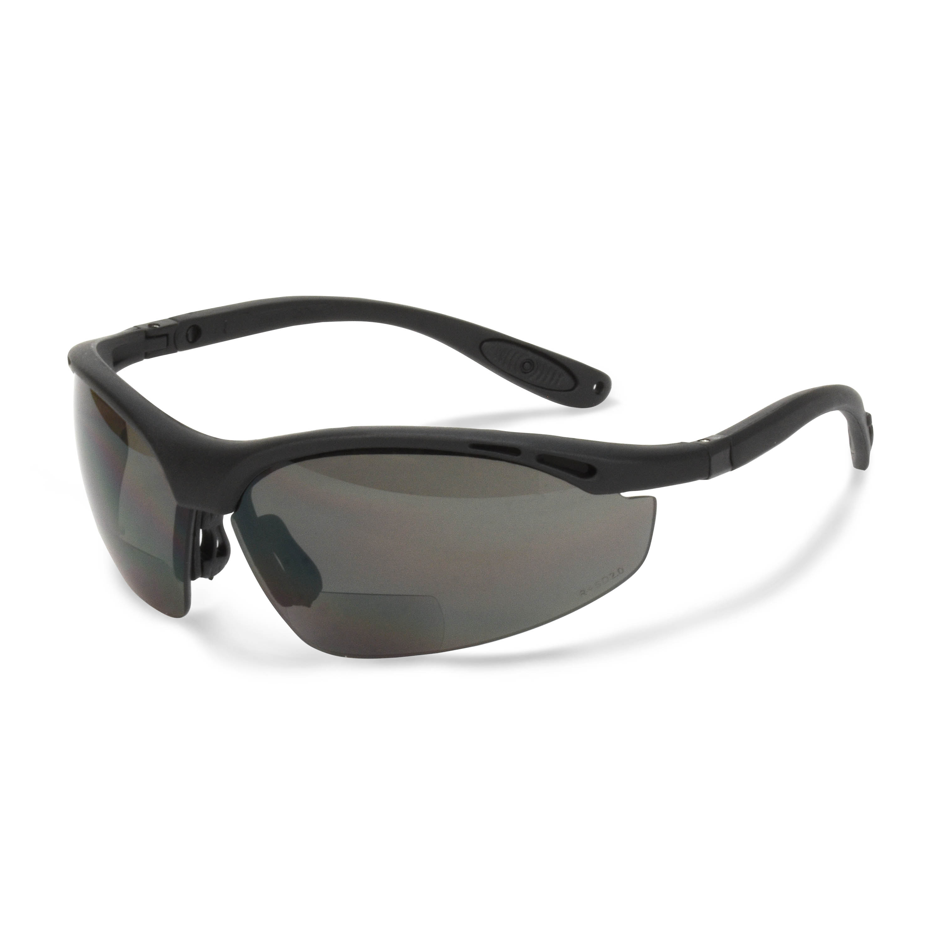 Cheaters® Bi-Focal Eyewear - Black Frame - Smoke Lens - 1.5 Diopter