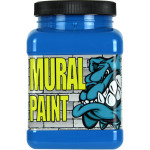BLUE HUE MURAL PAINT PINT PEACOCK CERULEAN