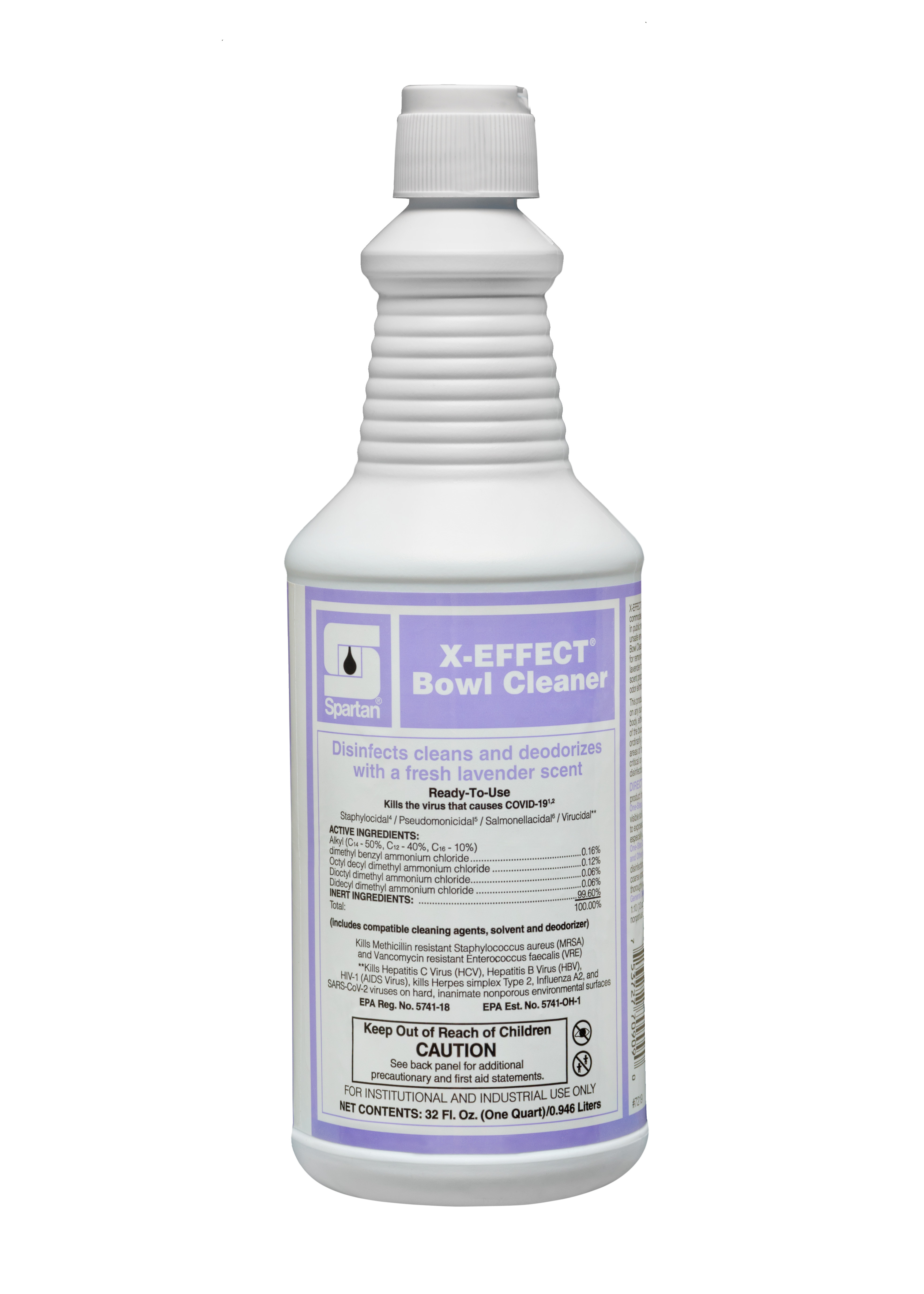 Spartan Chemical Company X-EFFECT Bowl Cleaner, 1 quart (12 per case)
