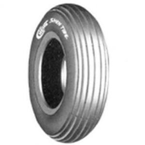 Pneumatic Tire with C179 Tread, Light Grey, 6 x 1-1/4 Inch