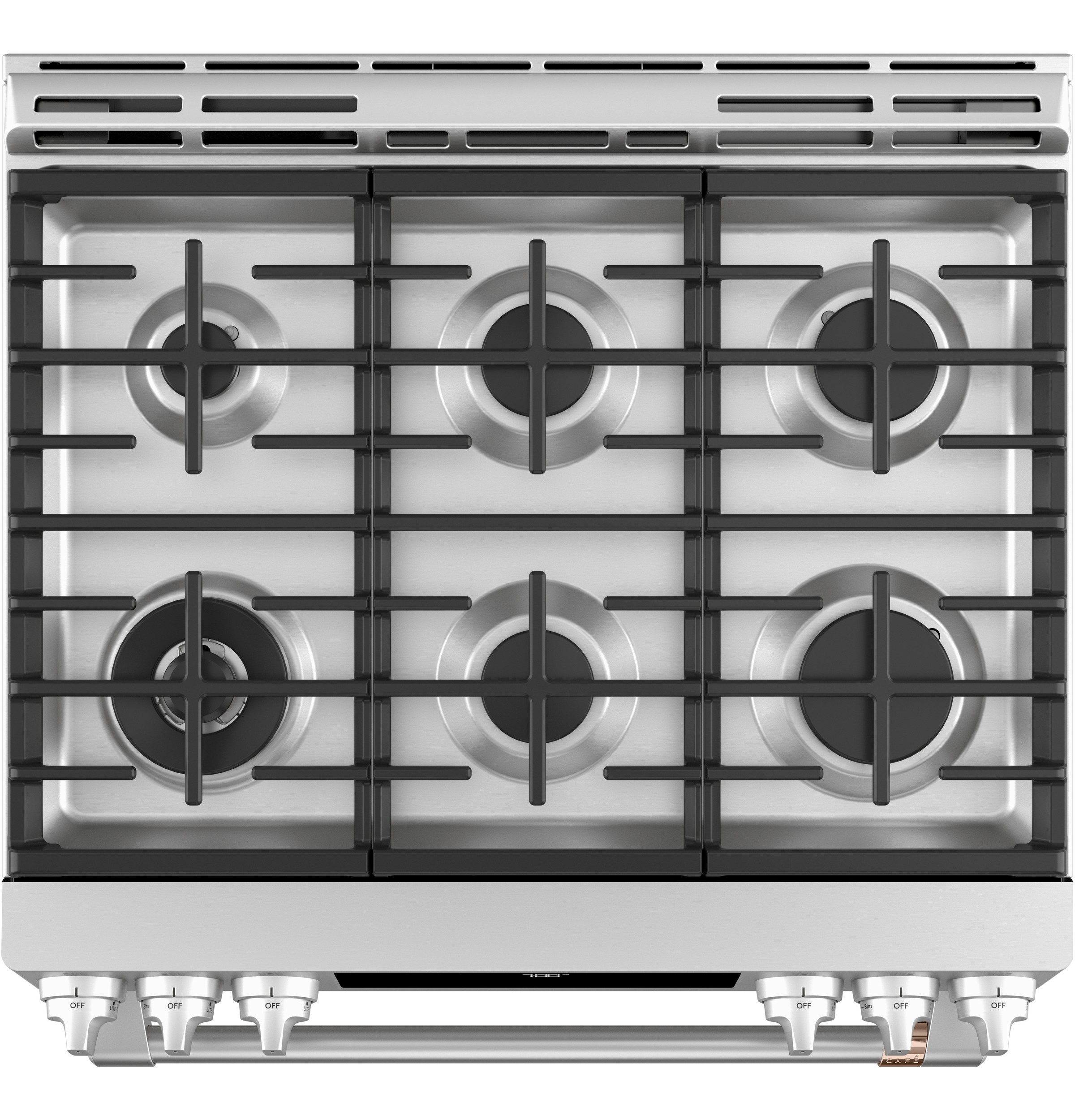 30" S/I — Gas RG — 6 Burners — Slf Cln w/ Stm Cln Opt — Cast Iron Griddle — Sgl Oven w/ Storage Drwr — True European Conv — ADA Compliant — Connectable via built-in WiFi view 4