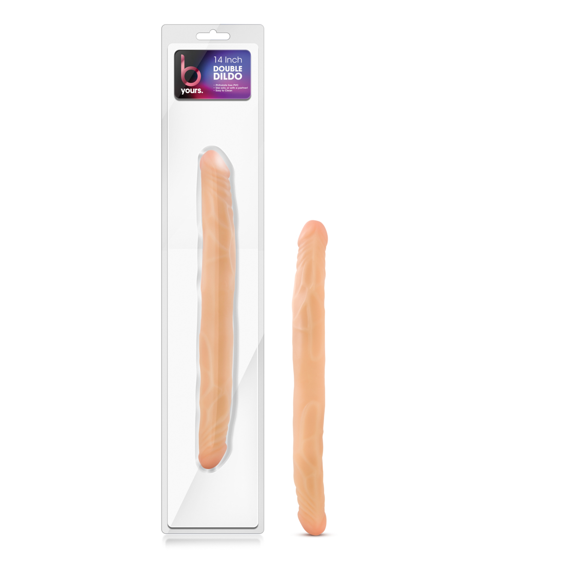 Blush B Yours Beige 14-Inch Long Dildo