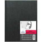Canson Artist Series Sketch Art Book, Black Cover, Hardbound, 108 Sheet, 8.5x11 inch