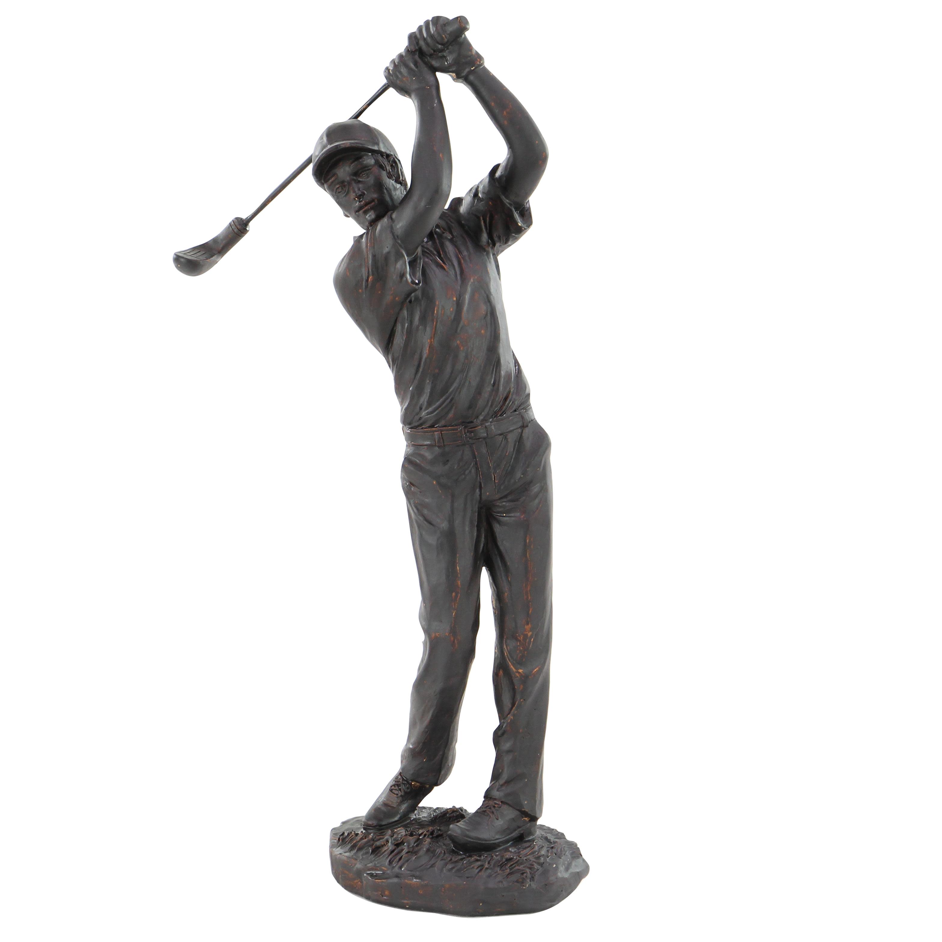 black polystone  sculpture, 9" x 5" x 20"