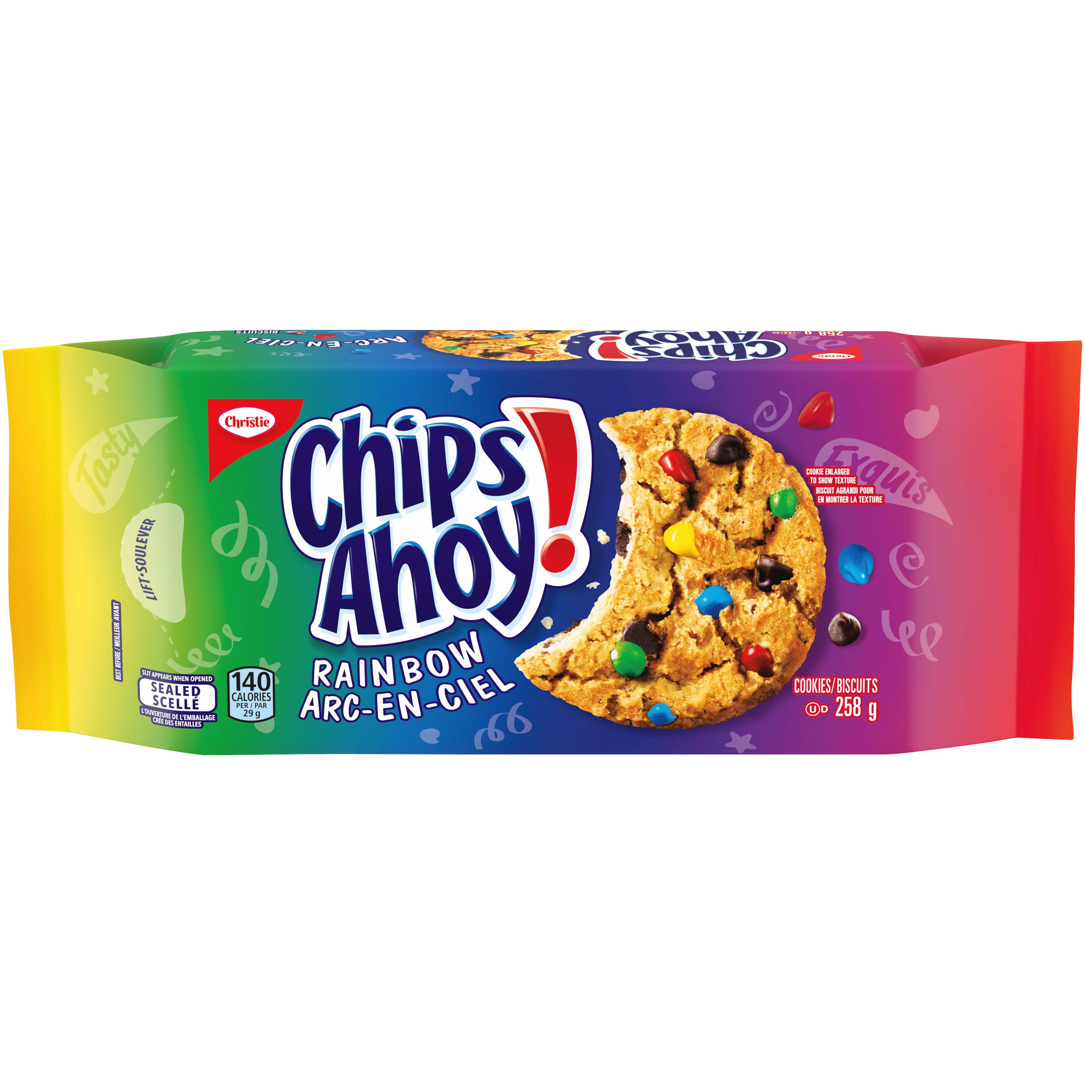 Chips Ahoy! Rainbow Chocolate Chip Cookies 258G-thumbnail-1
