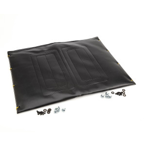 Invacare Embossed Straight Back Upholstery, Black, 24 x 18 Inch Invacare Embossed Straight Back Upholstery, Black, 24 x 18 Inch