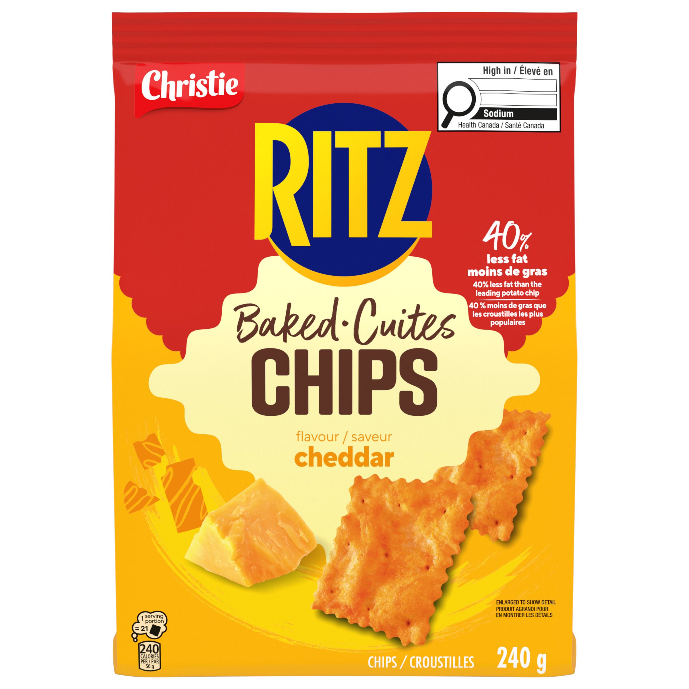 CHRISTIE RITZ CHIPS CHEDDAR 240G-0