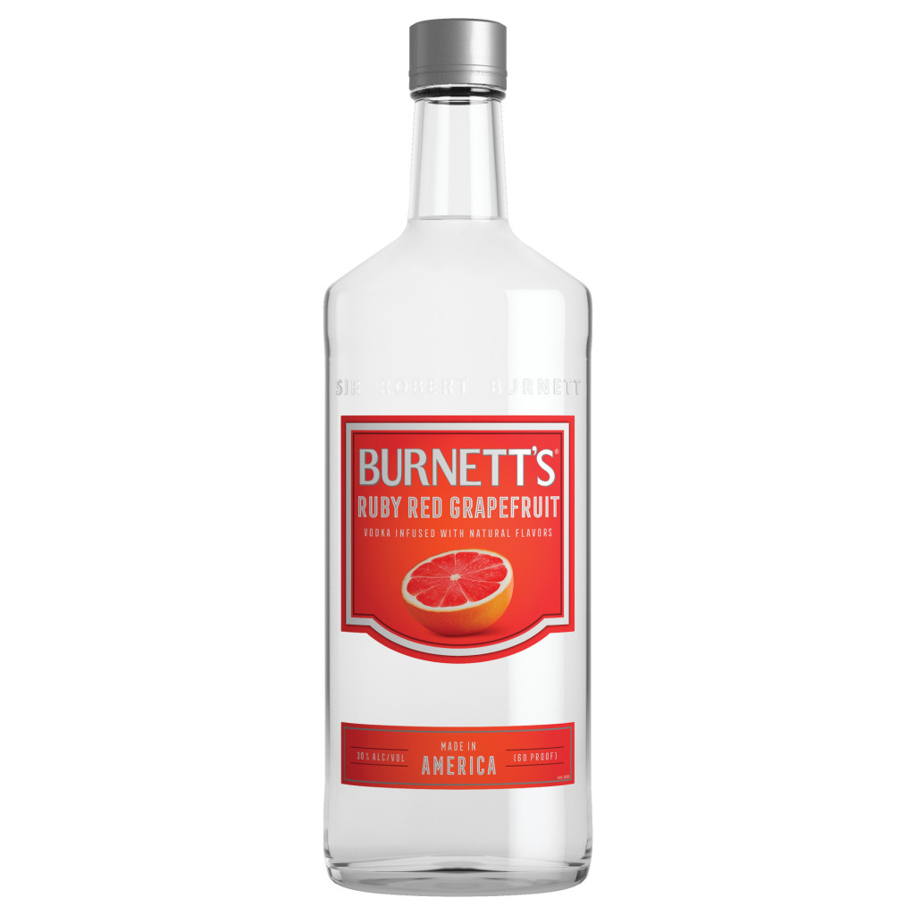 BURNETT'S RUBY RED GRAPEFRUIT FLAVORED VODKA