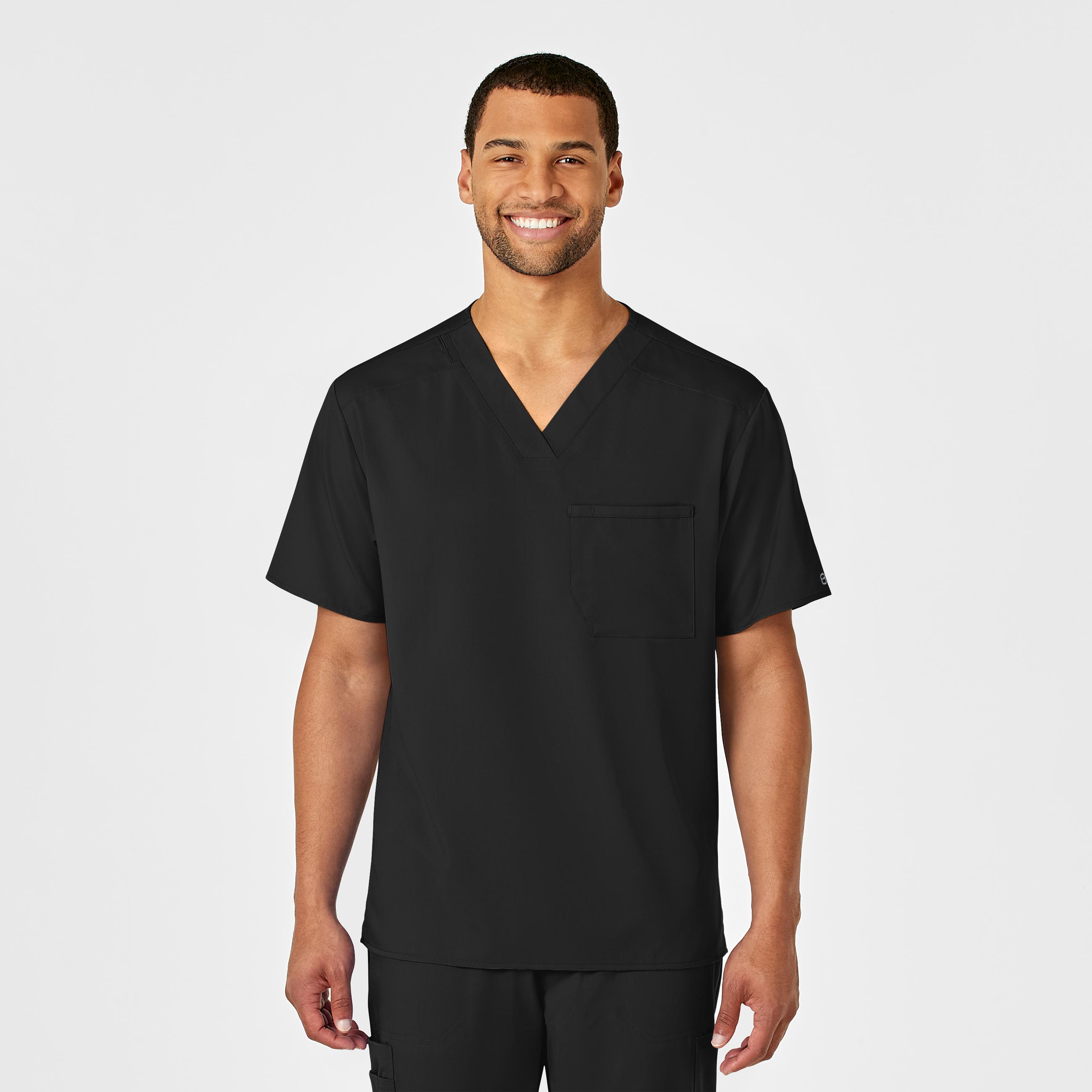 PRO Men&#8216;s V-Neck Scrub Top-Wonder Wink