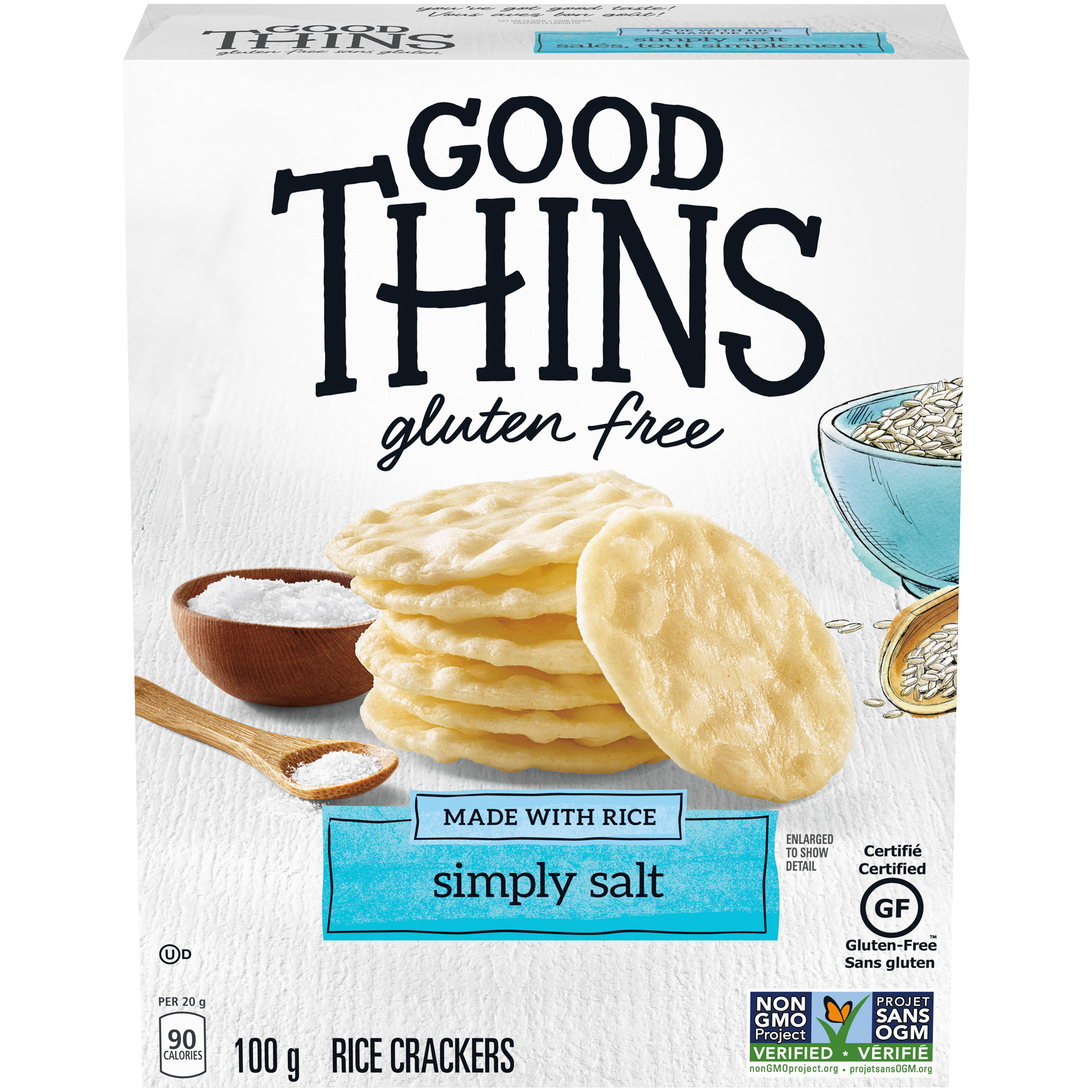 Good thins simply salt crackers 100 g
