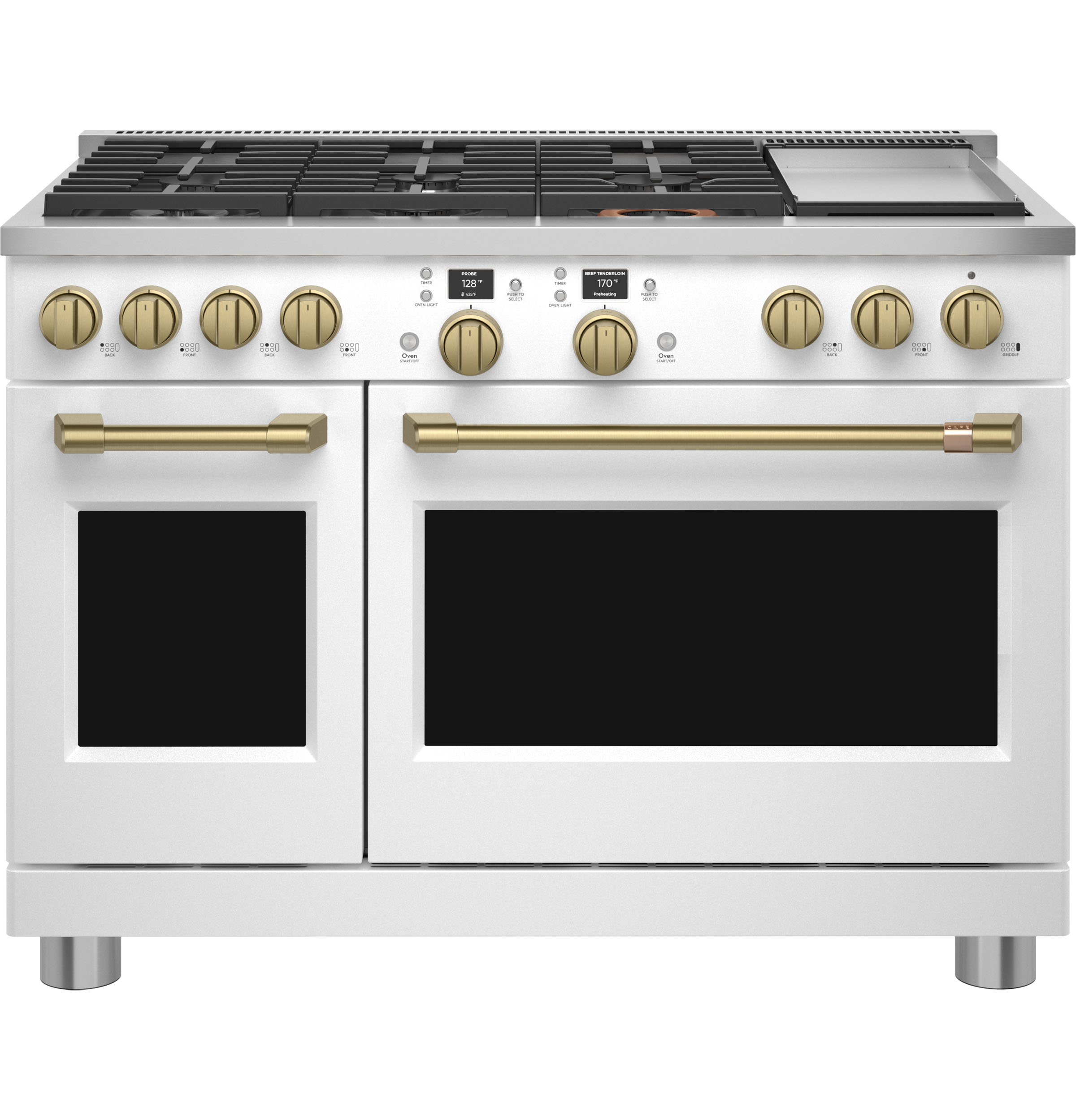 Pro RG — 48" — Knobs,Hndls — Brushed Brass — Not Connectable view 3