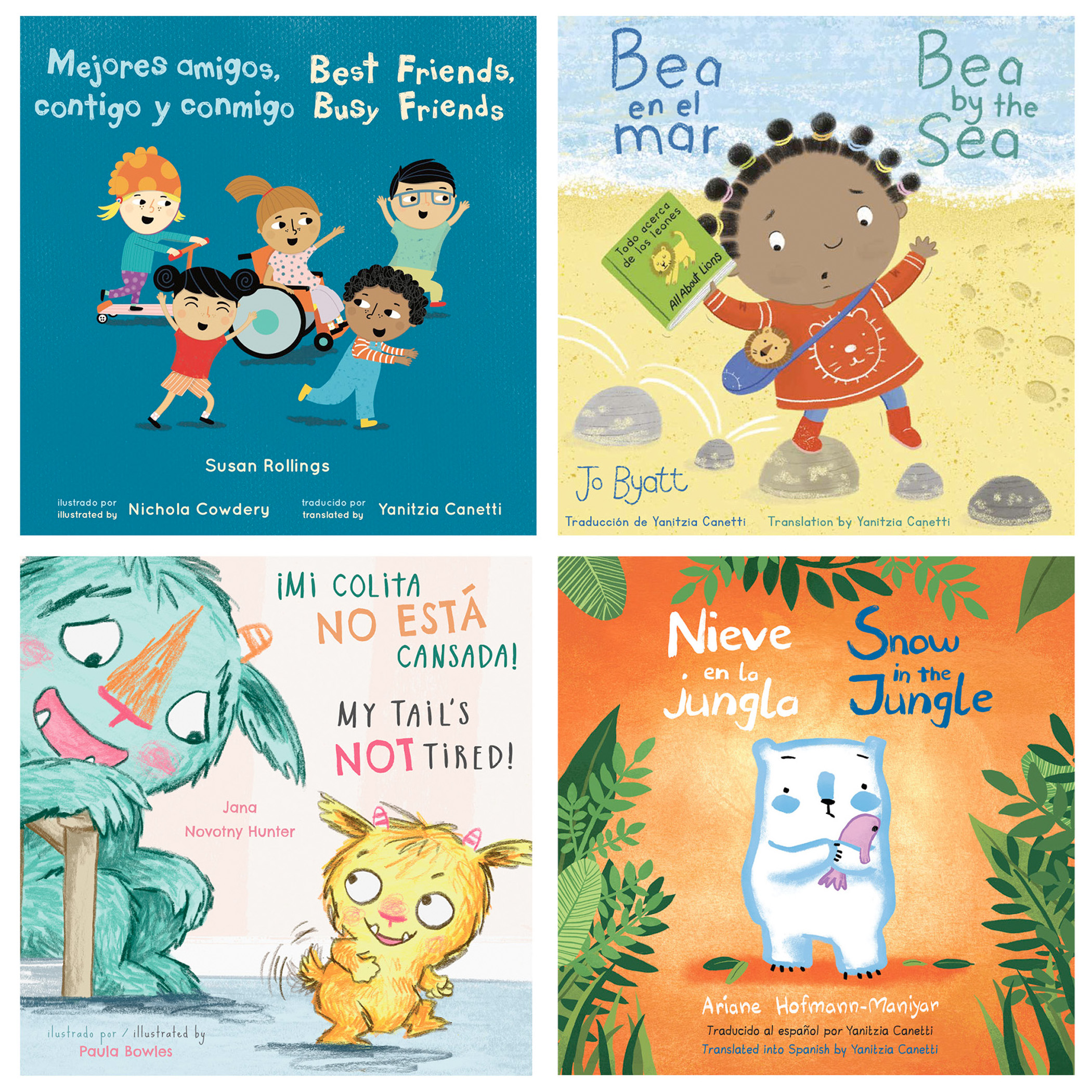 Child's Play Books Library Bilingual Books, Set of 4