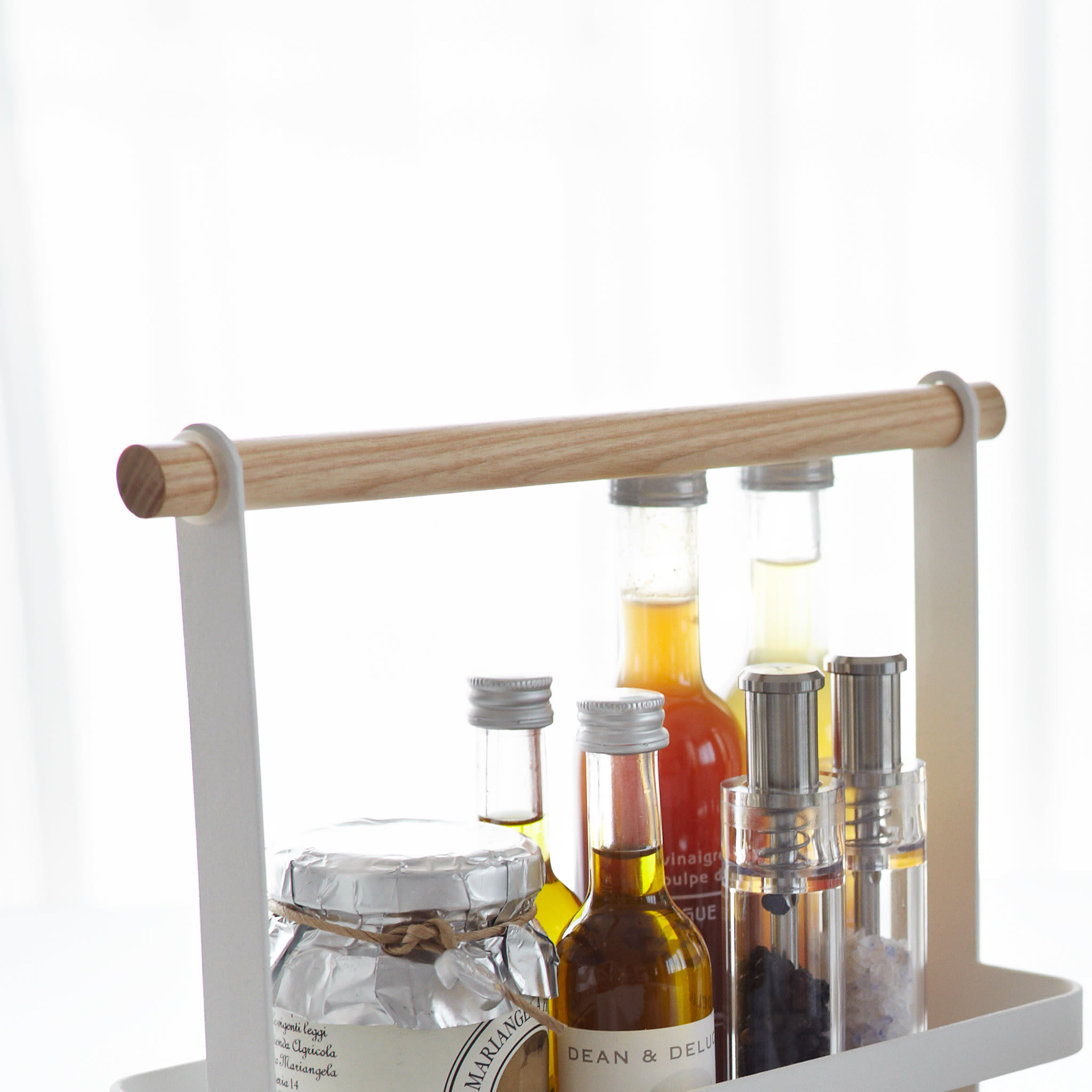 Seasoning Rack : Practical Wooden Handle