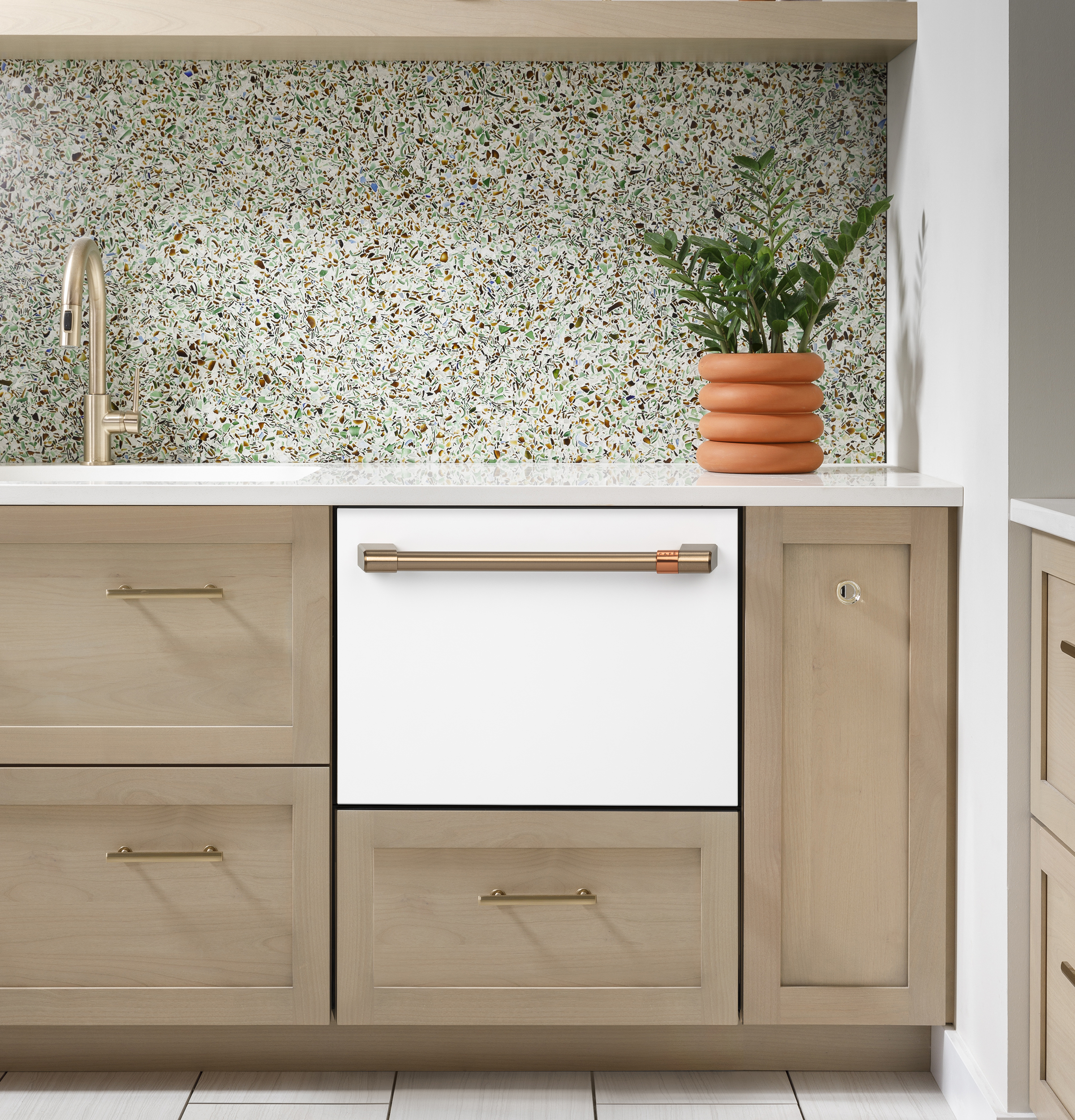 Café™ 24'' Matte White Drawer Dishwasher view 3