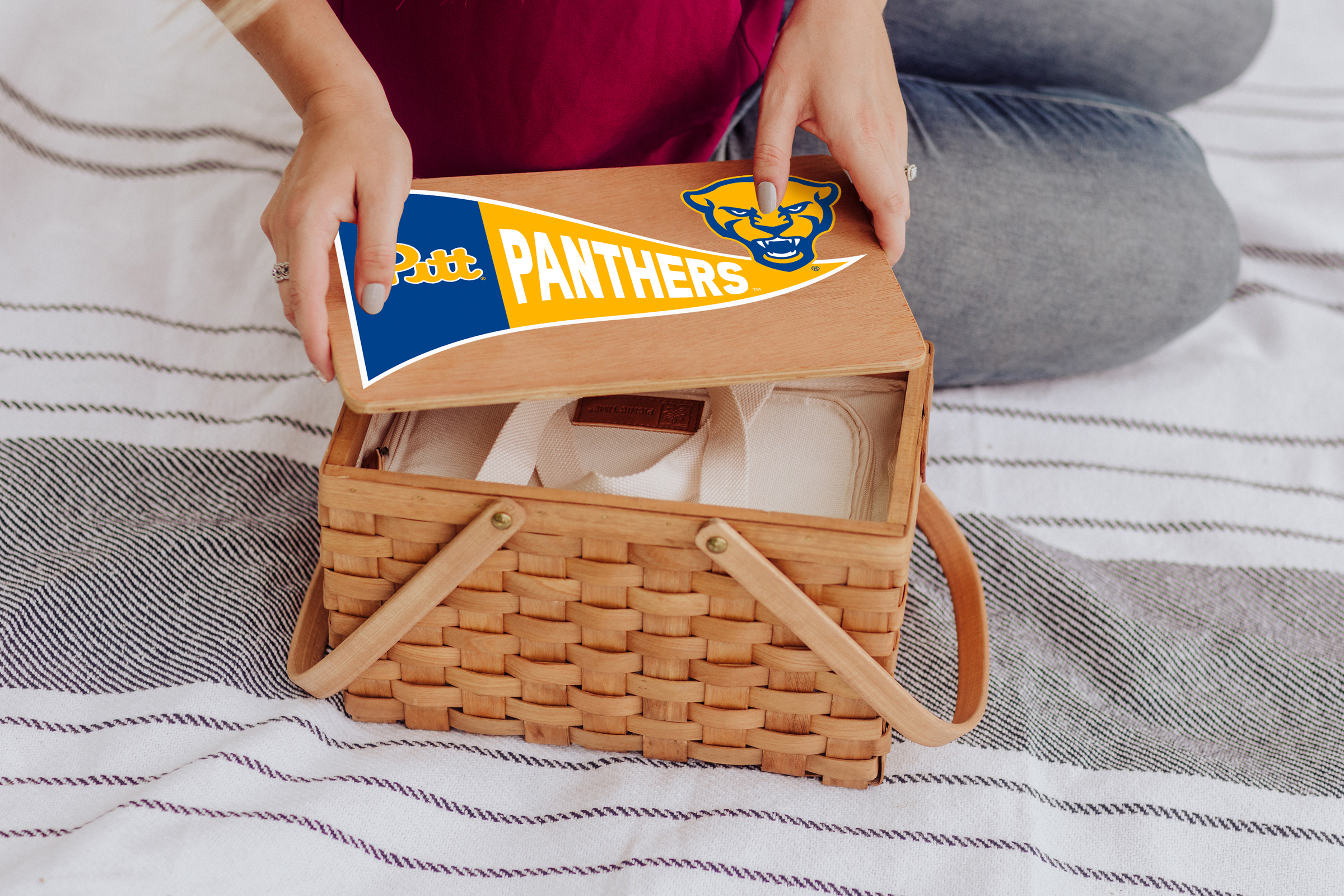 Pittsburgh Panthers - Poppy Personal Picnic Basket