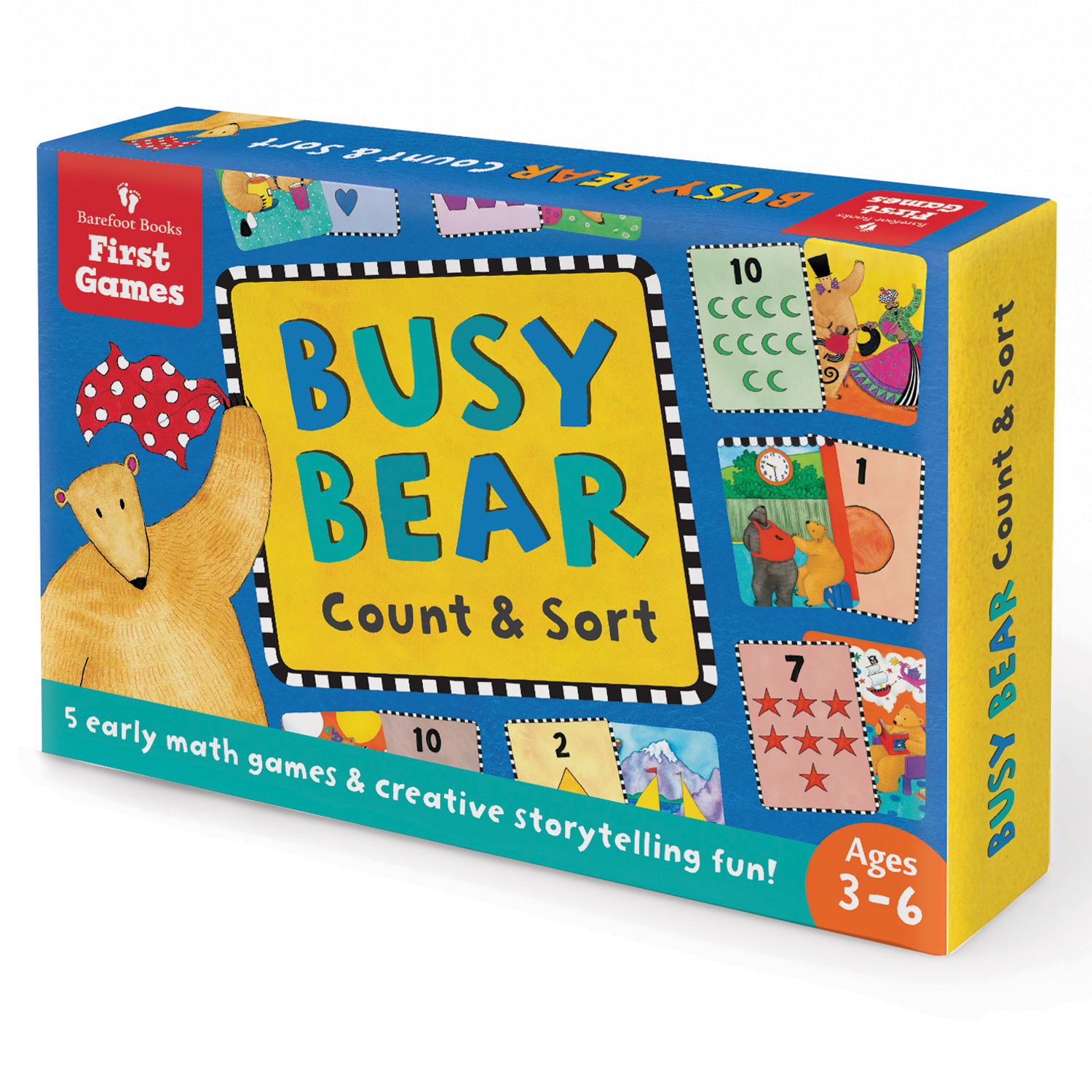 Barefoot Books Busy Bear Count & Sort Game