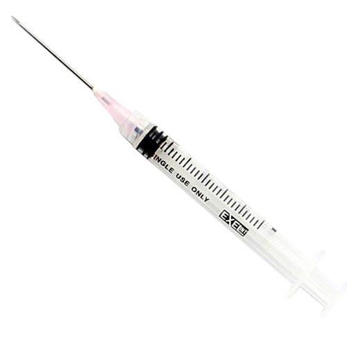 Syringe w/Needle 3cc 18ga 1 1/2" - 100/Box