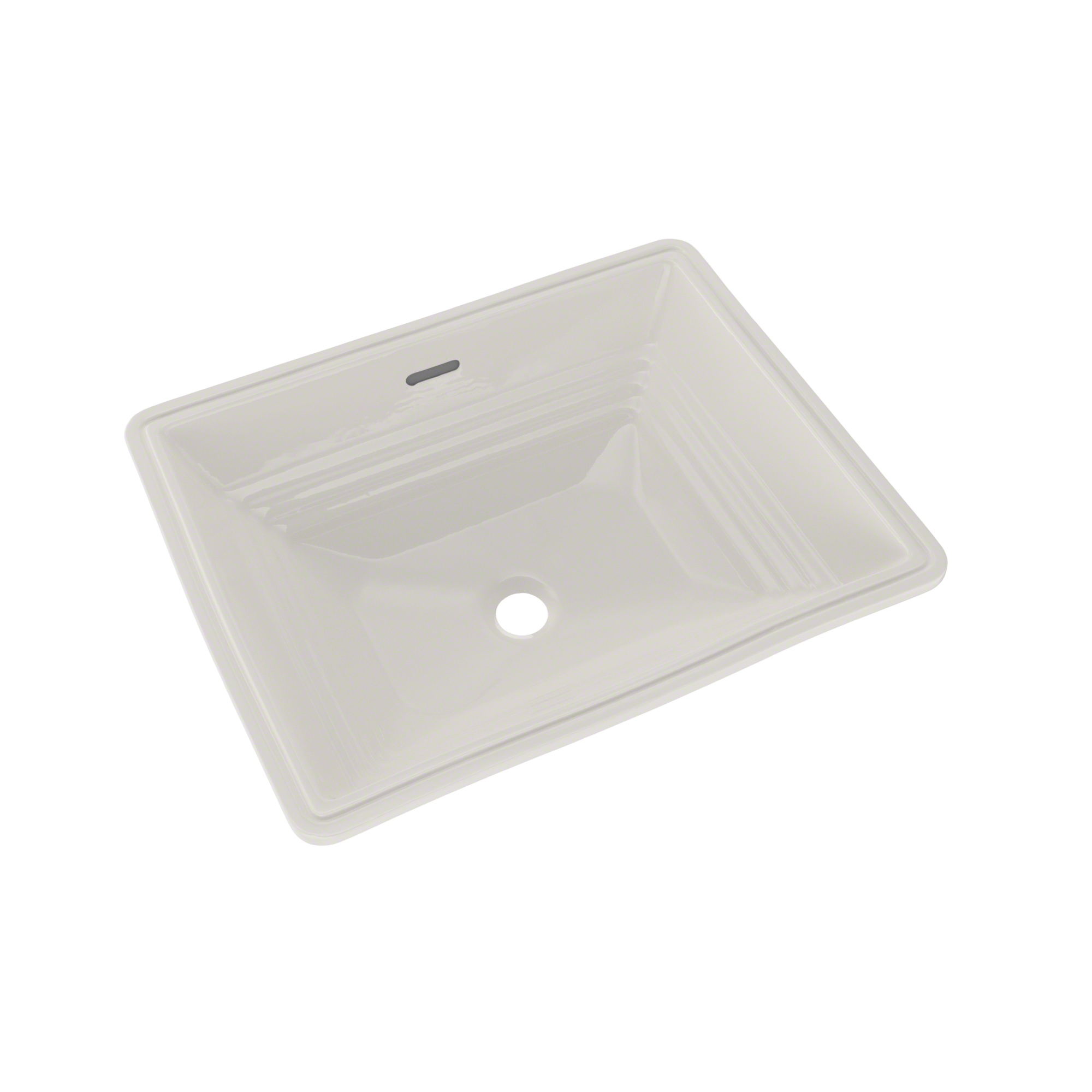 TOTO Promenade Rectangular Undermount Bathroom Sink, Colonial White, Vitreous China, LT533#11