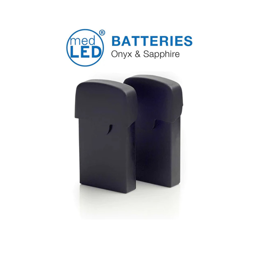 Battery Set for MedLED Onyx & Sapphire (2PC)